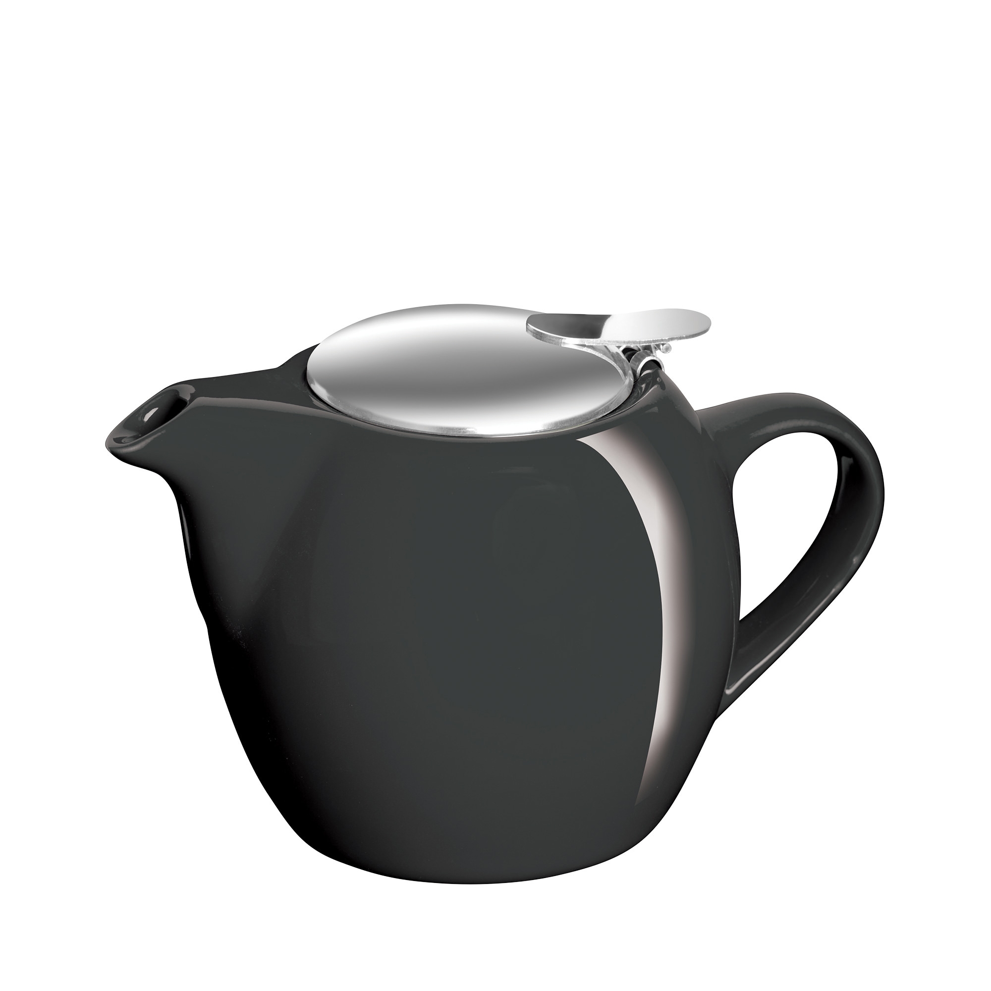 Avanti Camelia Ceramic Teapot 500ml Pitch Black Image 1