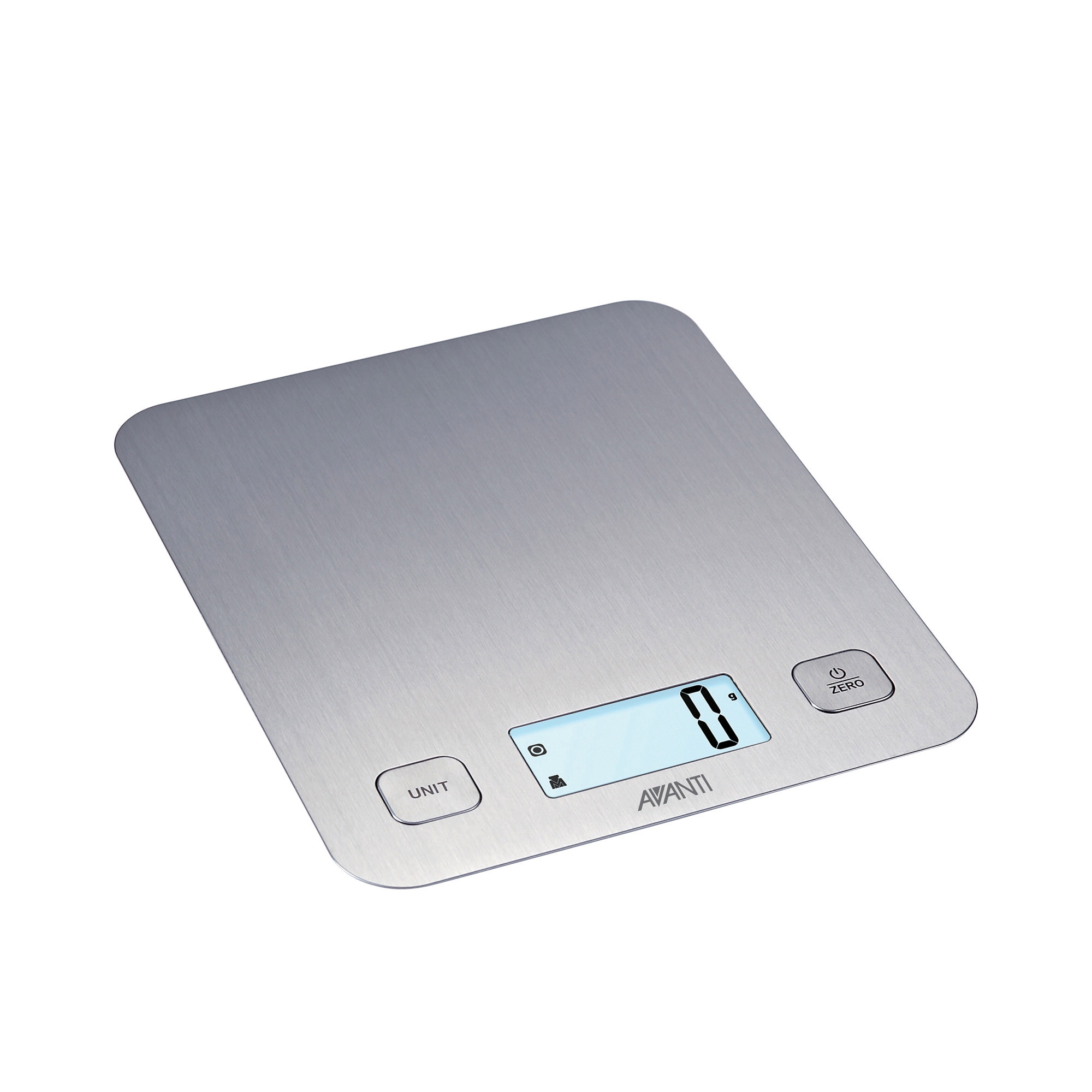 Avanti Digital Kitchen Scale Slim 5kg Stainless Steel Image 1