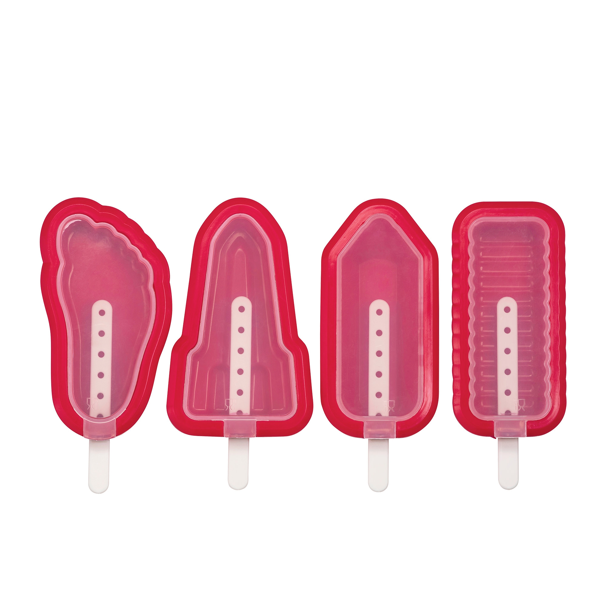Avanti Stackable Popsicle Moulds Set of 4 Red Image 1