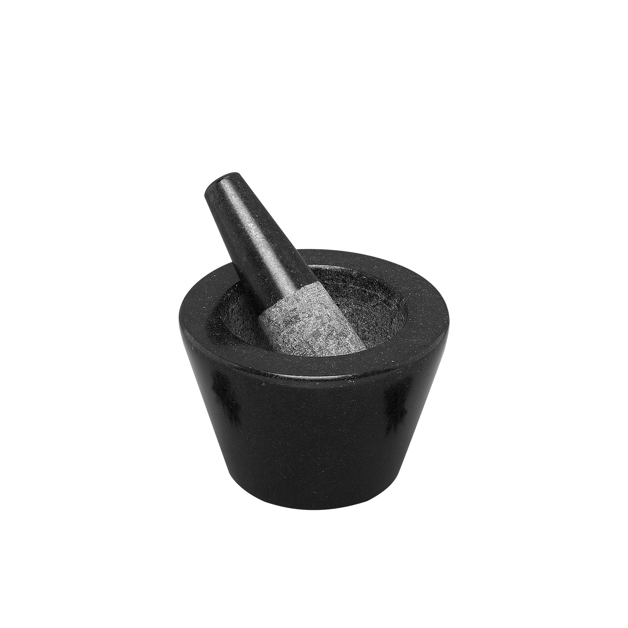 Avanti Mini Conical Black Granite Mortar and Pestle 13cm Image 1