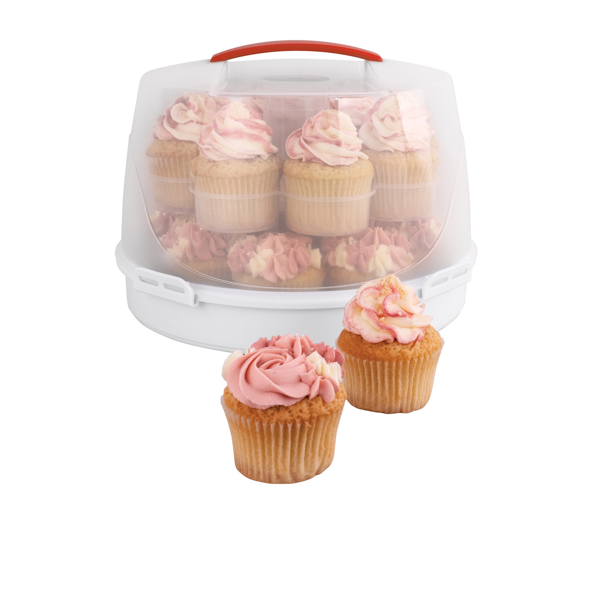 Avanti Round 2 Tier Cupcake and Cake Carrier Image 2