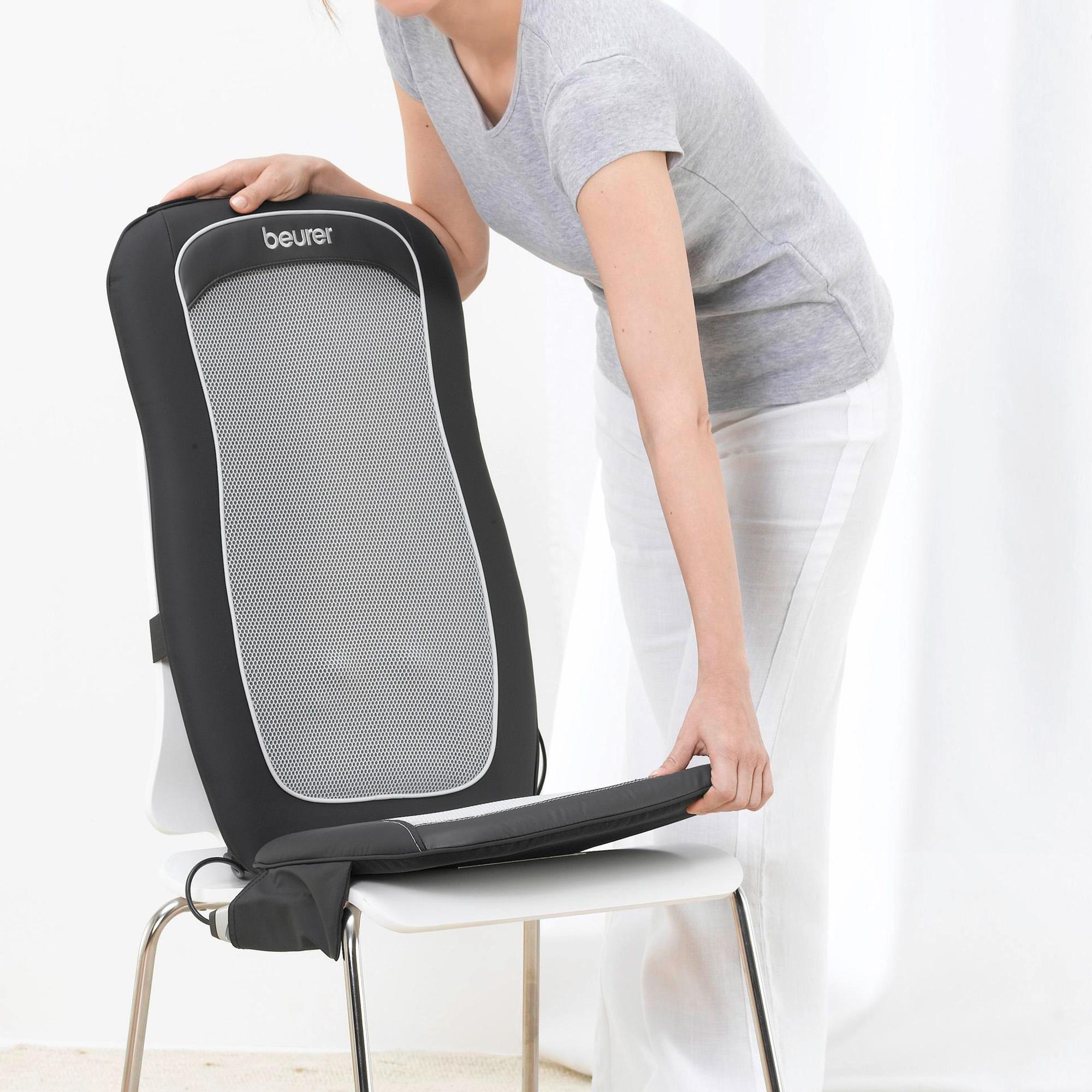 Beurer Shiatsu Massage Seat Cover with Removable Seat Cushion Image 3