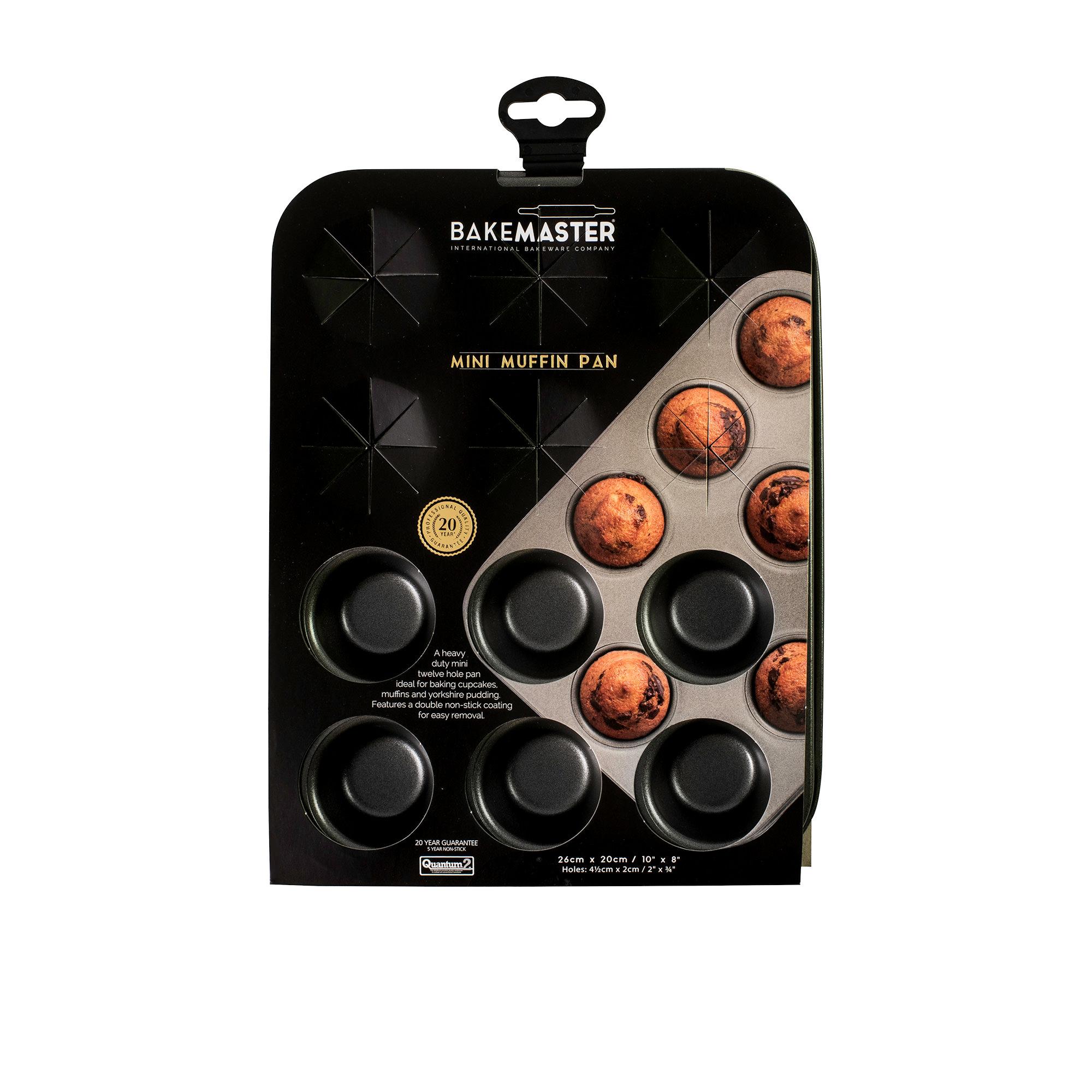 Bakemaster Non Stick Mini Muffin Pan 12 Cup Image 3