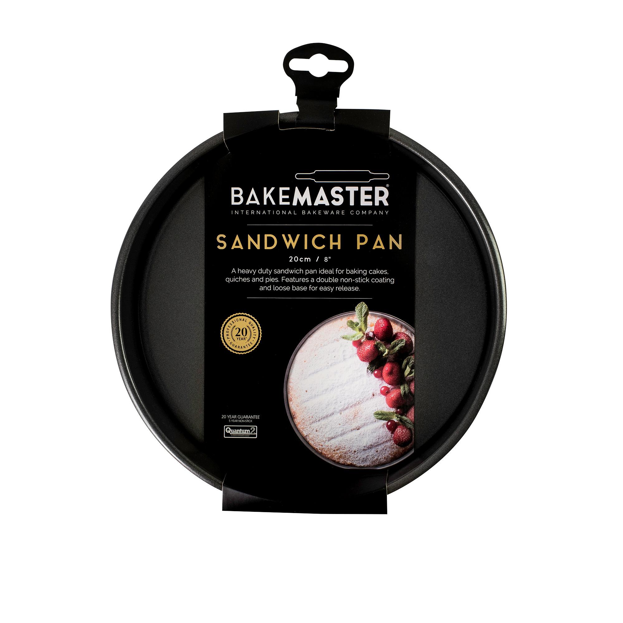 Bakemaster Non Stick Loose Base Round Sandwich Pan 20cm Image 3