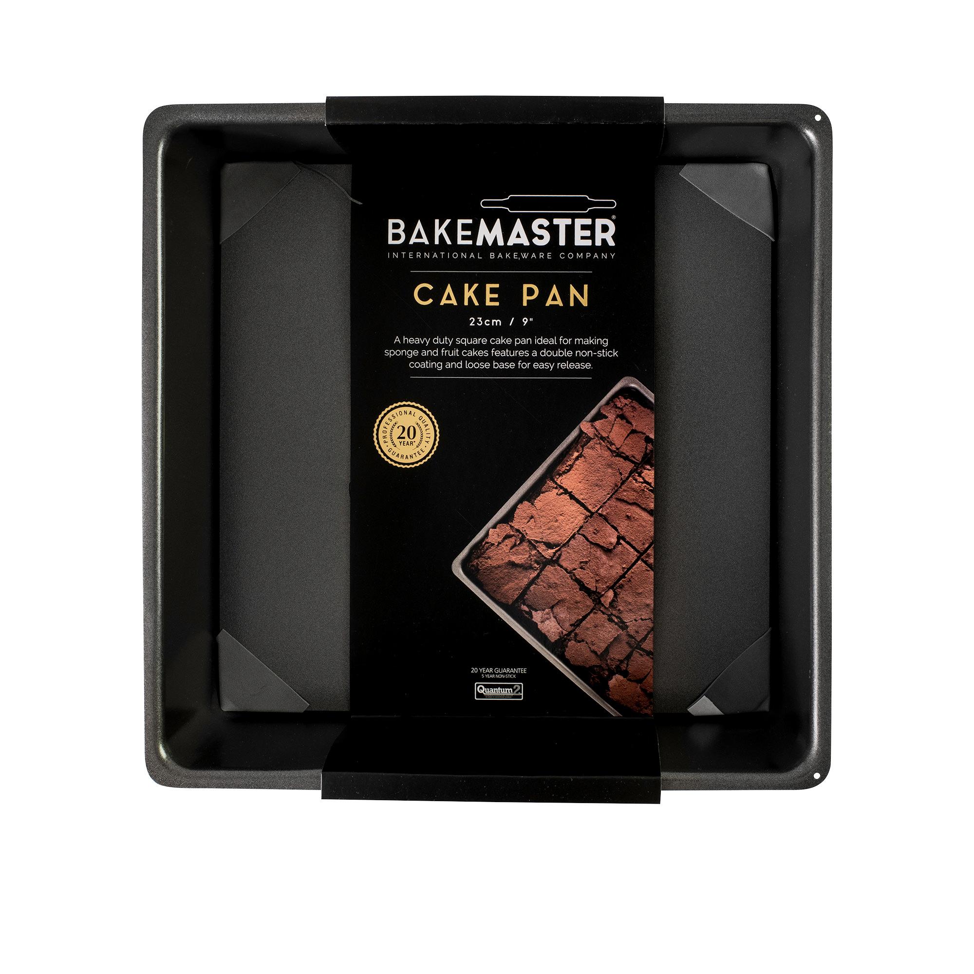 Bakemaster Non Stick Loose Base Square Deep Cake Pan 23cm Image 3