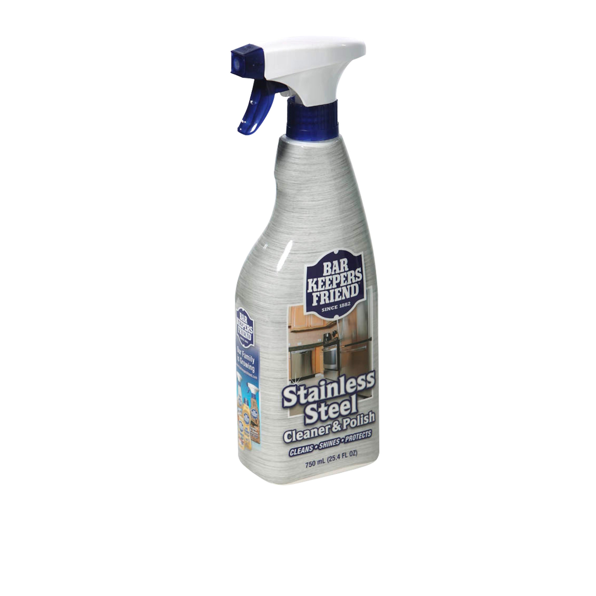 Bar Keepers Friend Stainless Steel Cleaner & Polish Spray 750ml Image 2