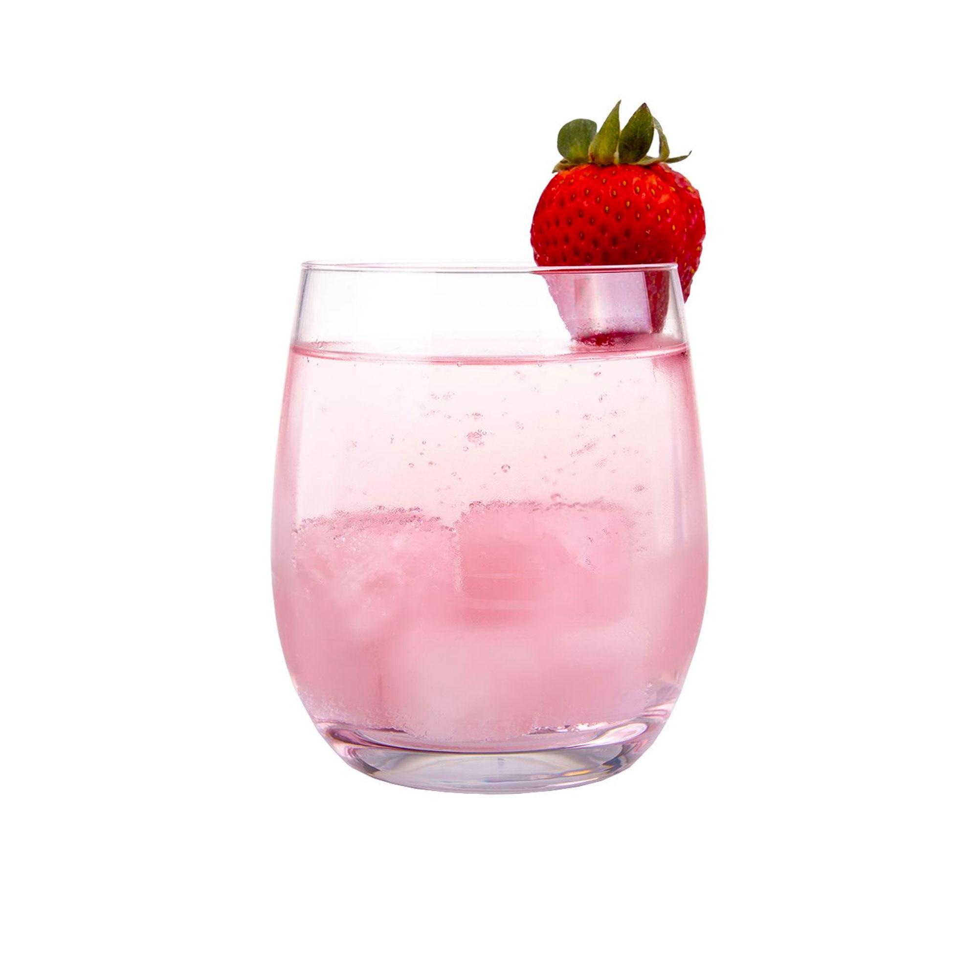 Bartender Rose Quartz Gin Stones with Bag Set of 6 Pink Image 6