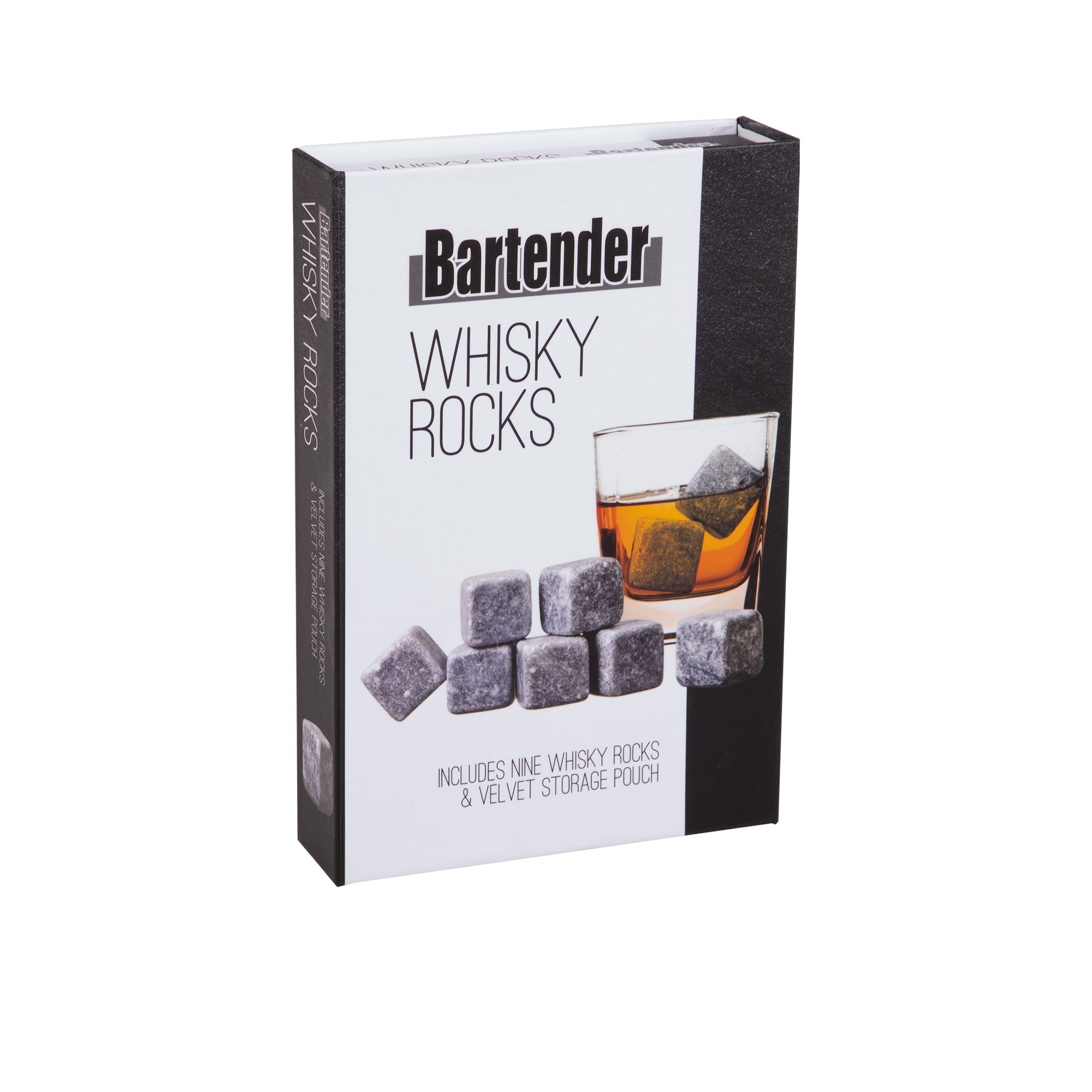 Bartender Whisky Rocks with Bag Set of 9 Image 2