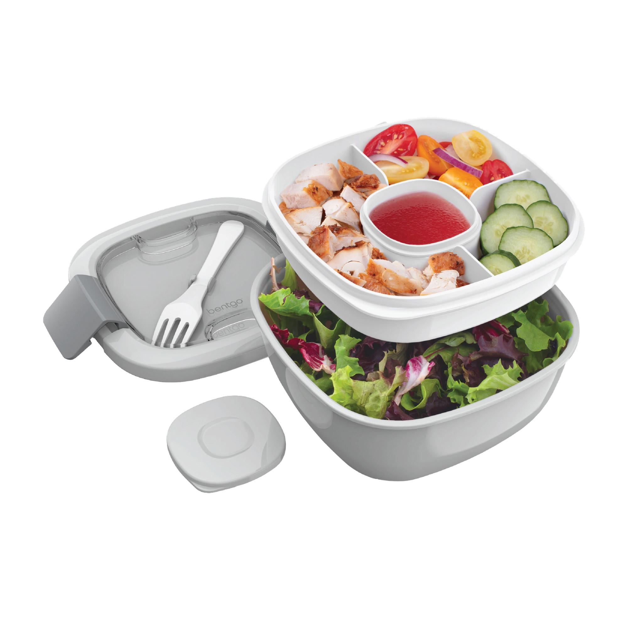 Bentgo All In One Salad Container Grey Image 5