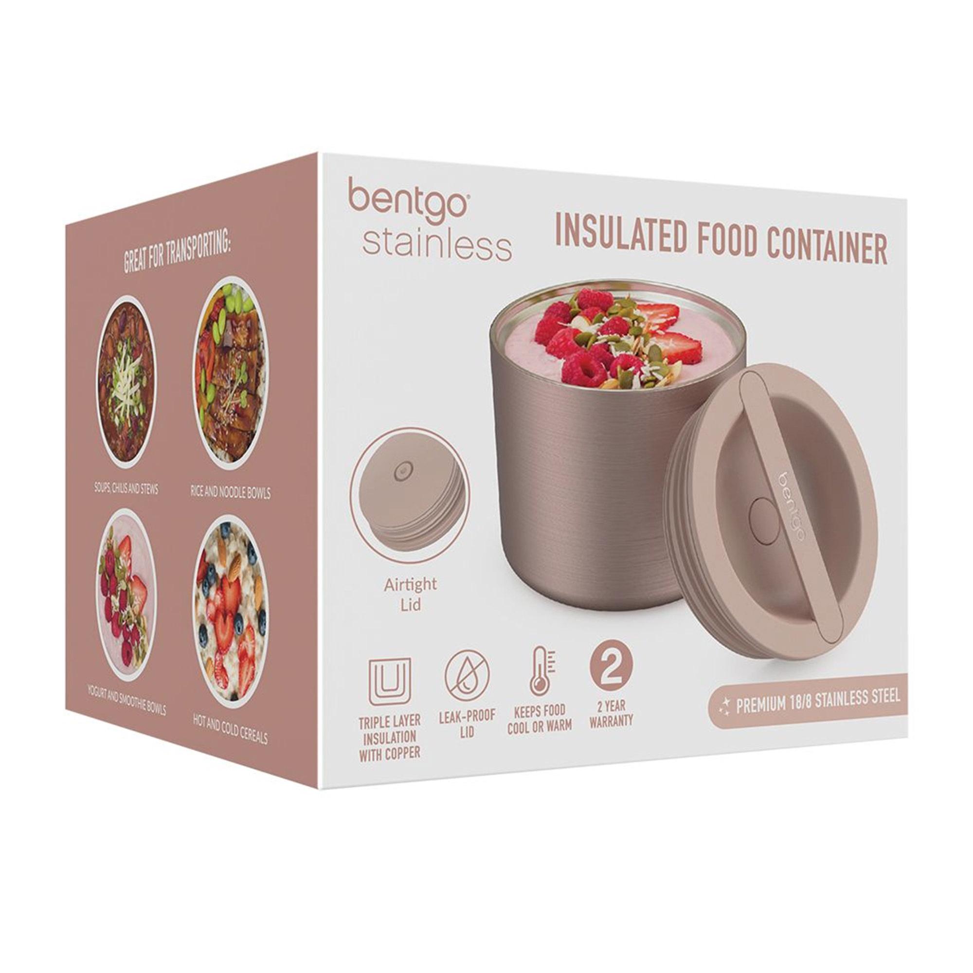 Bentgo Stainless Steel Insulated Food Container 560ml Rose Gold Image 6