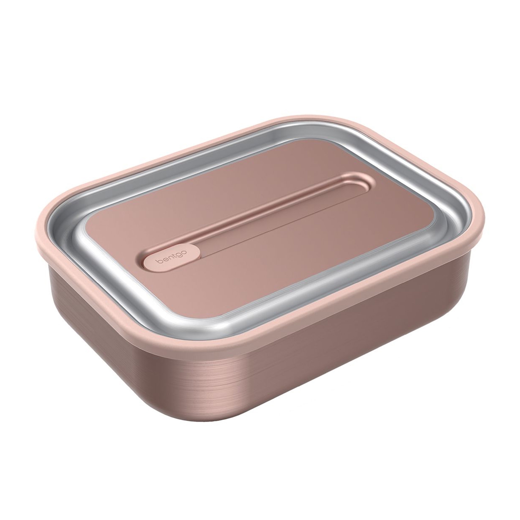 Bentgo Stainless Steel Leak Proof Lunch Box 1.2L Rose Gold Image 1