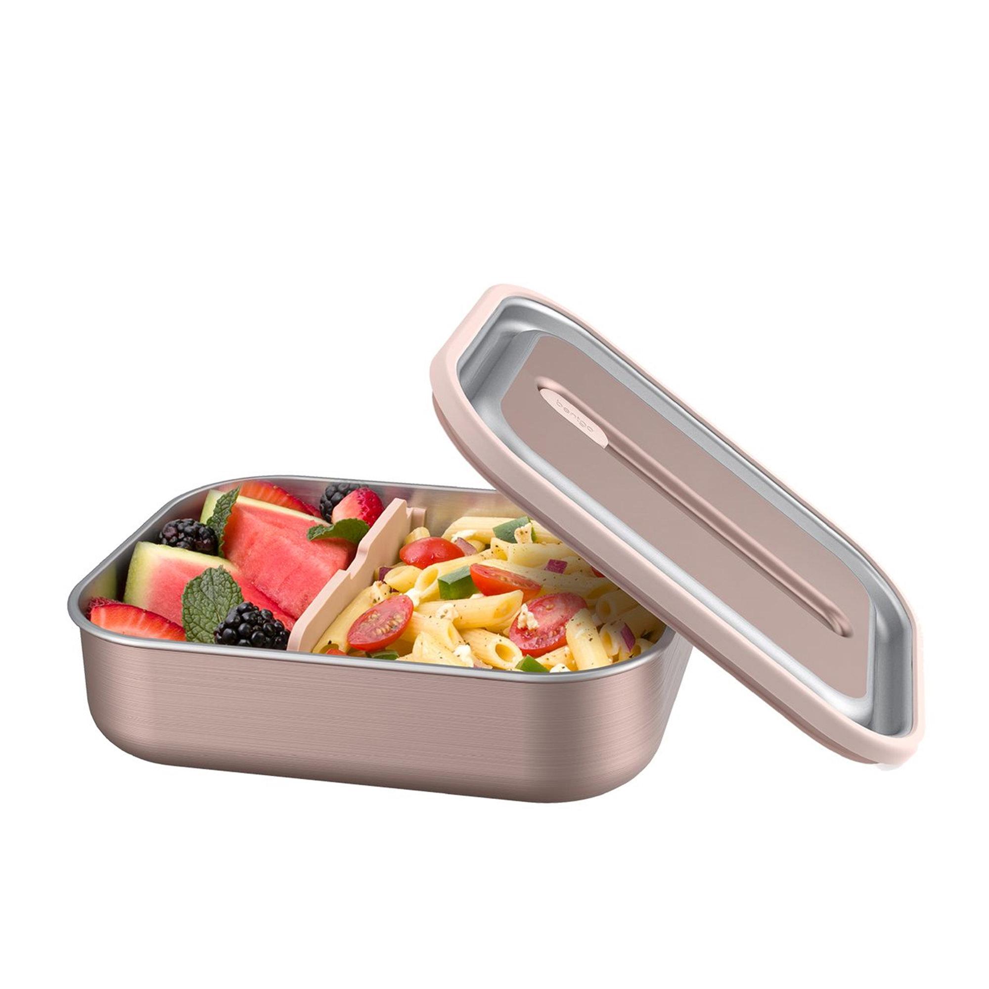 Bentgo Stainless Steel Leak Proof Lunch Box 1.2L Rose Gold Image 4