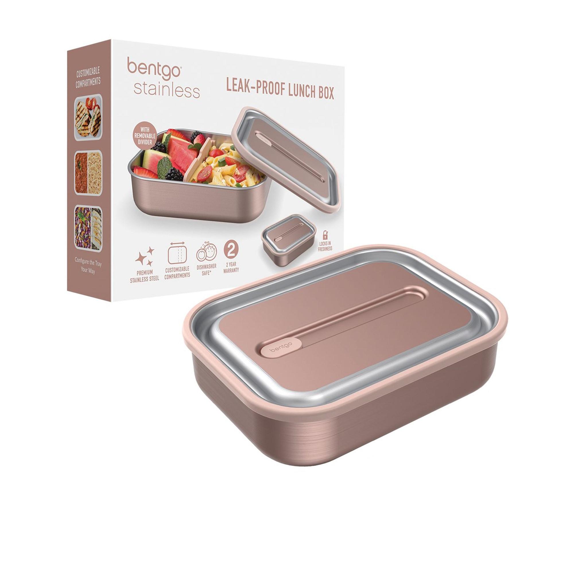 Bentgo Stainless Steel Leak Proof Lunch Box 1.2L Rose Gold Image 5