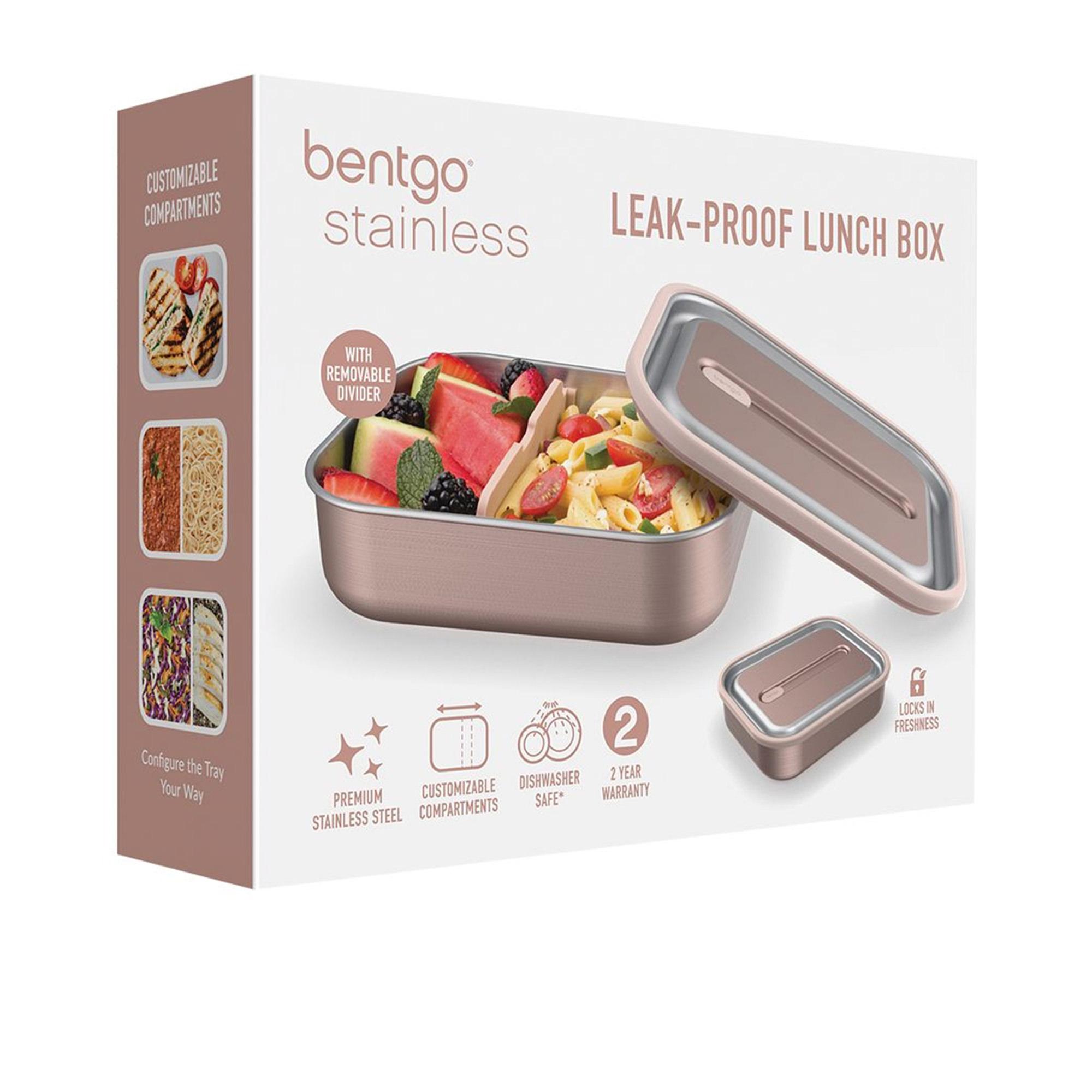 Bentgo Stainless Steel Leak Proof Lunch Box 1.2L Rose Gold Image 6