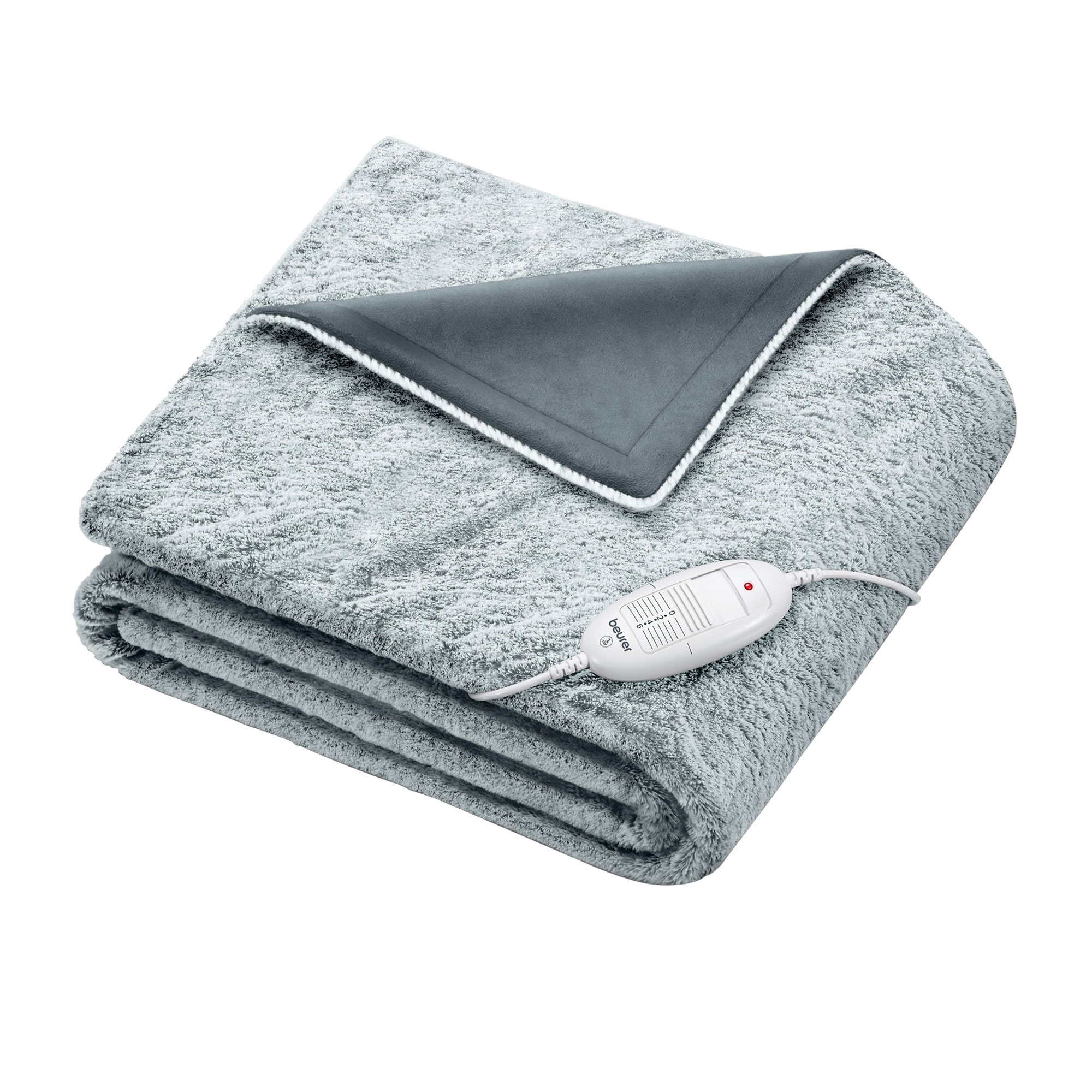 Beurer Super Cosy Heated Throw Blanket Charcoal Grey Image 1
