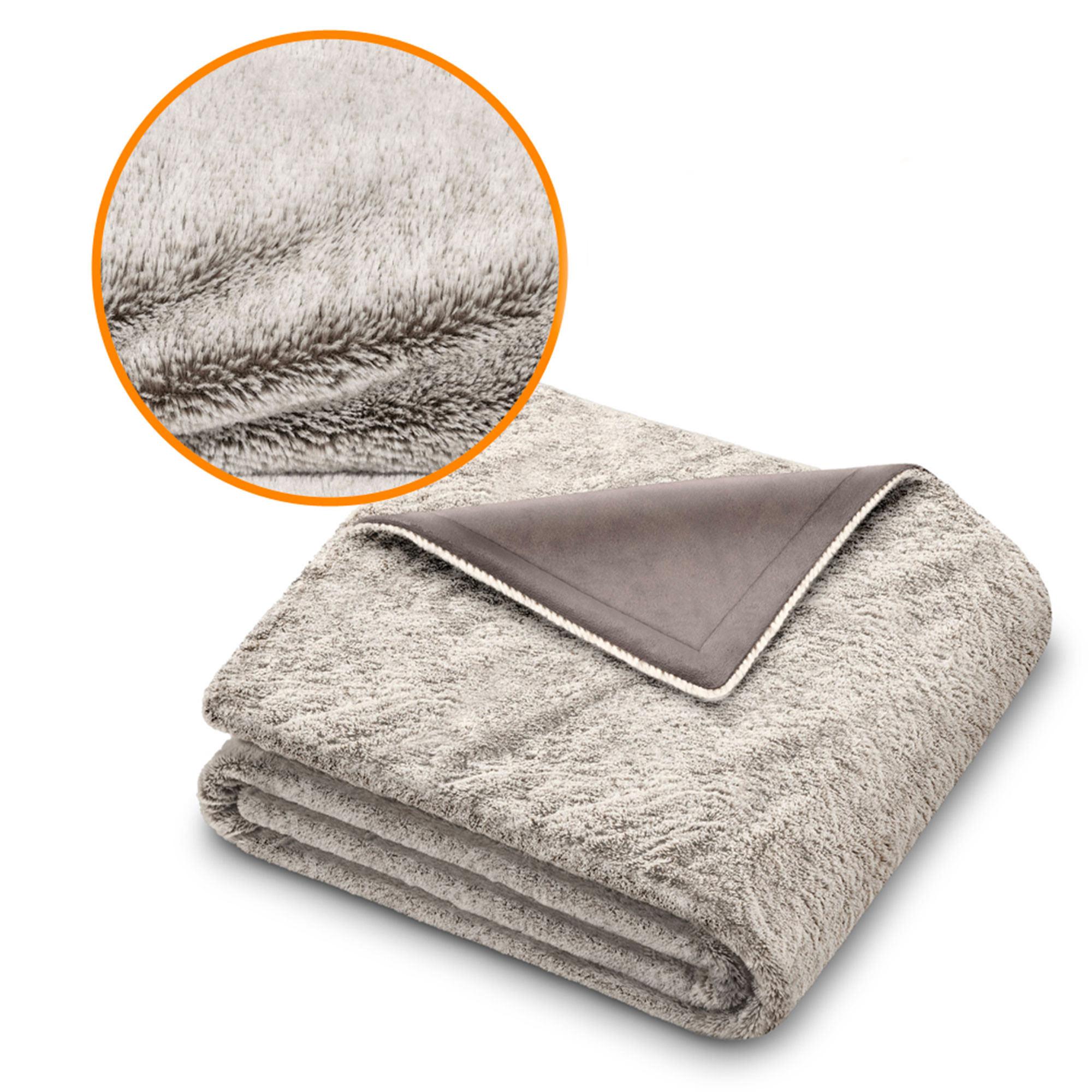 Beurer Super Cosy Heated Throw Blanket Toffee Image 3