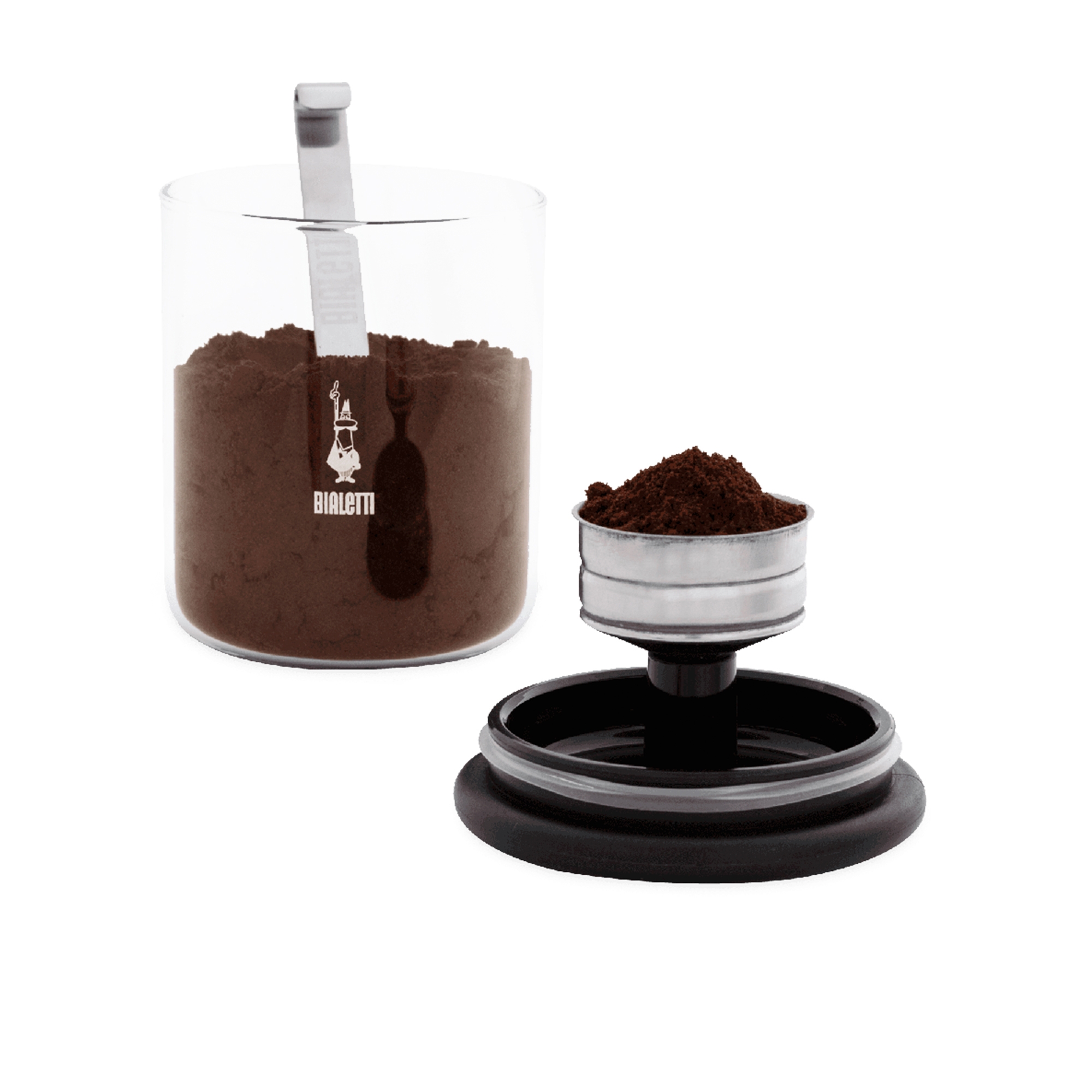 Bialetti Coffee Jar with Moka Top Image 2