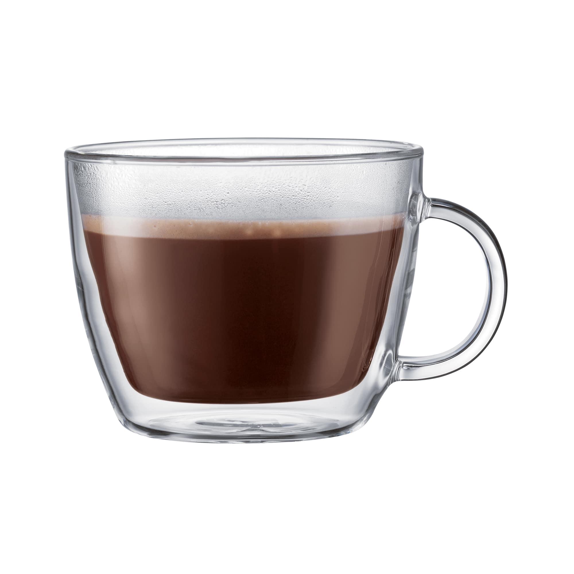 Bodum Bistro Double Wall Latte Cup 450ml Set of 2 Image 3