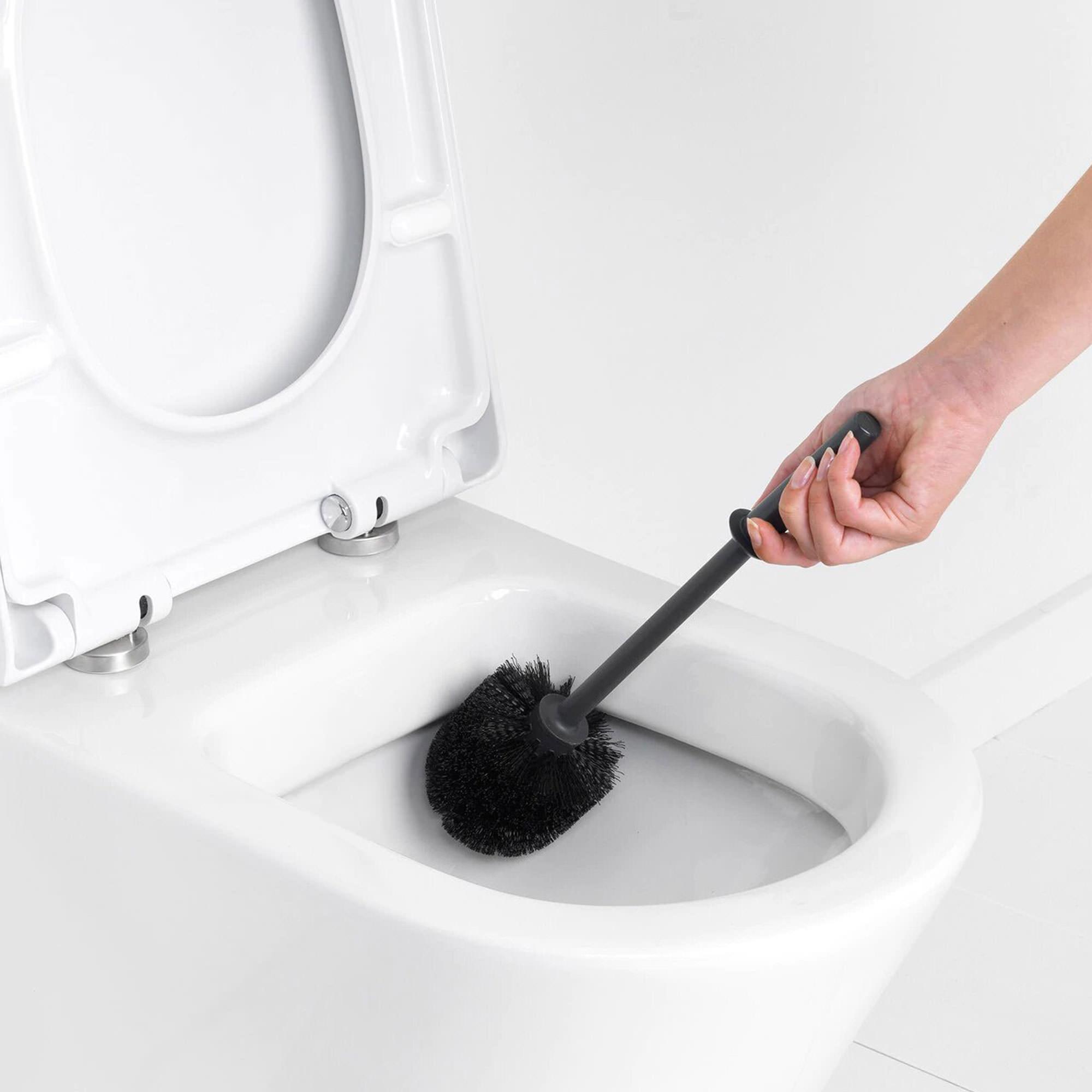 Brabantia Toilet Brush and Holder Matte Black Image 3