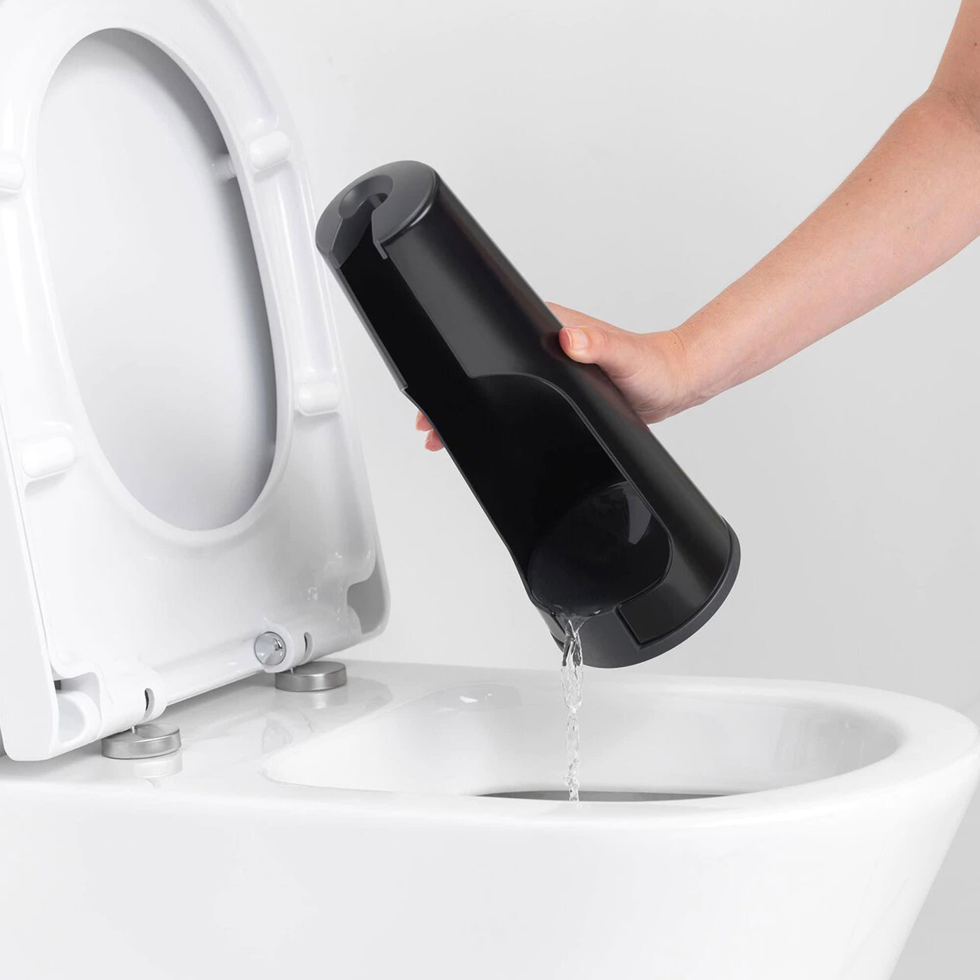 Brabantia Toilet Brush and Holder Matte Black Image 4