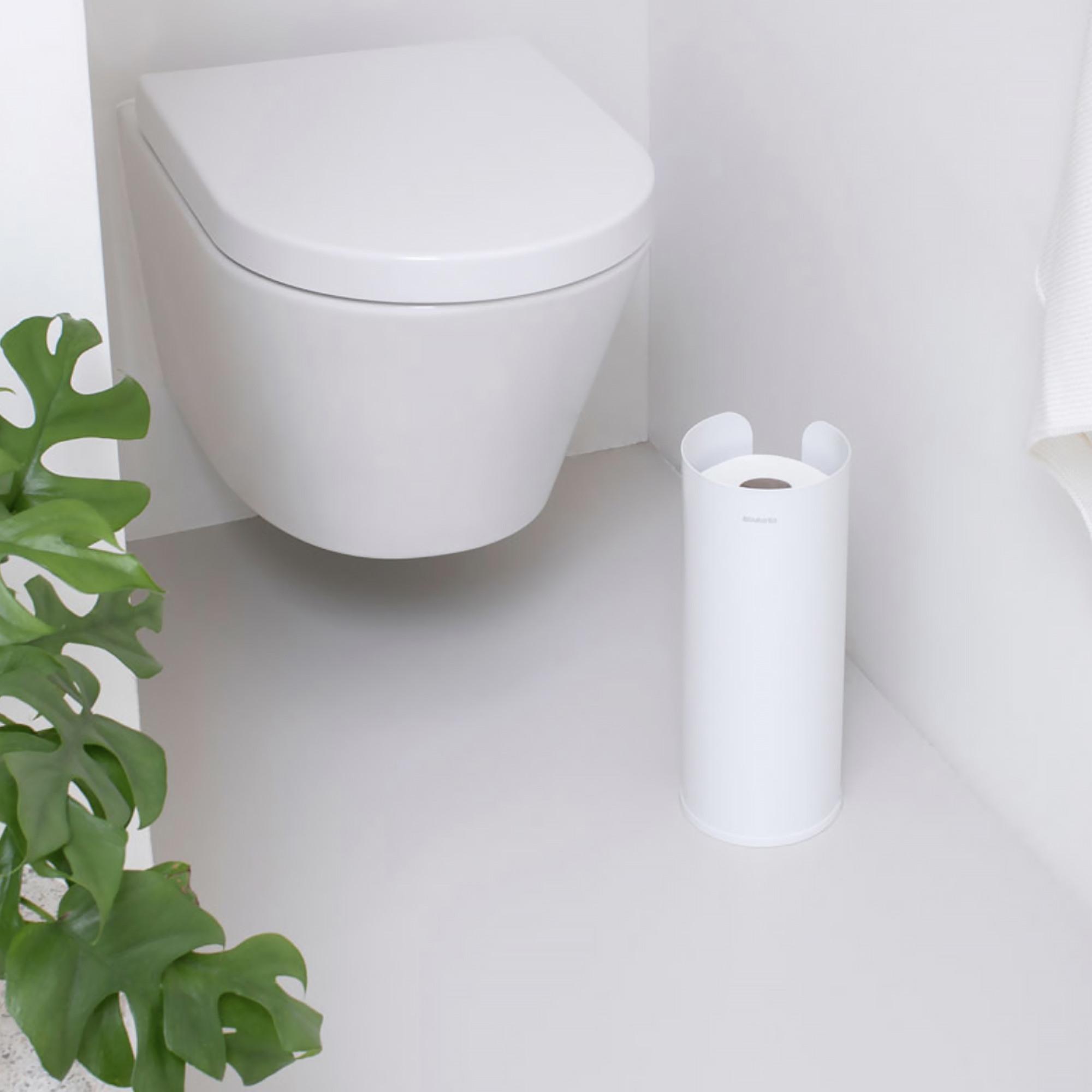 Brabantia Toilet Paper Roll Holder White Image 2