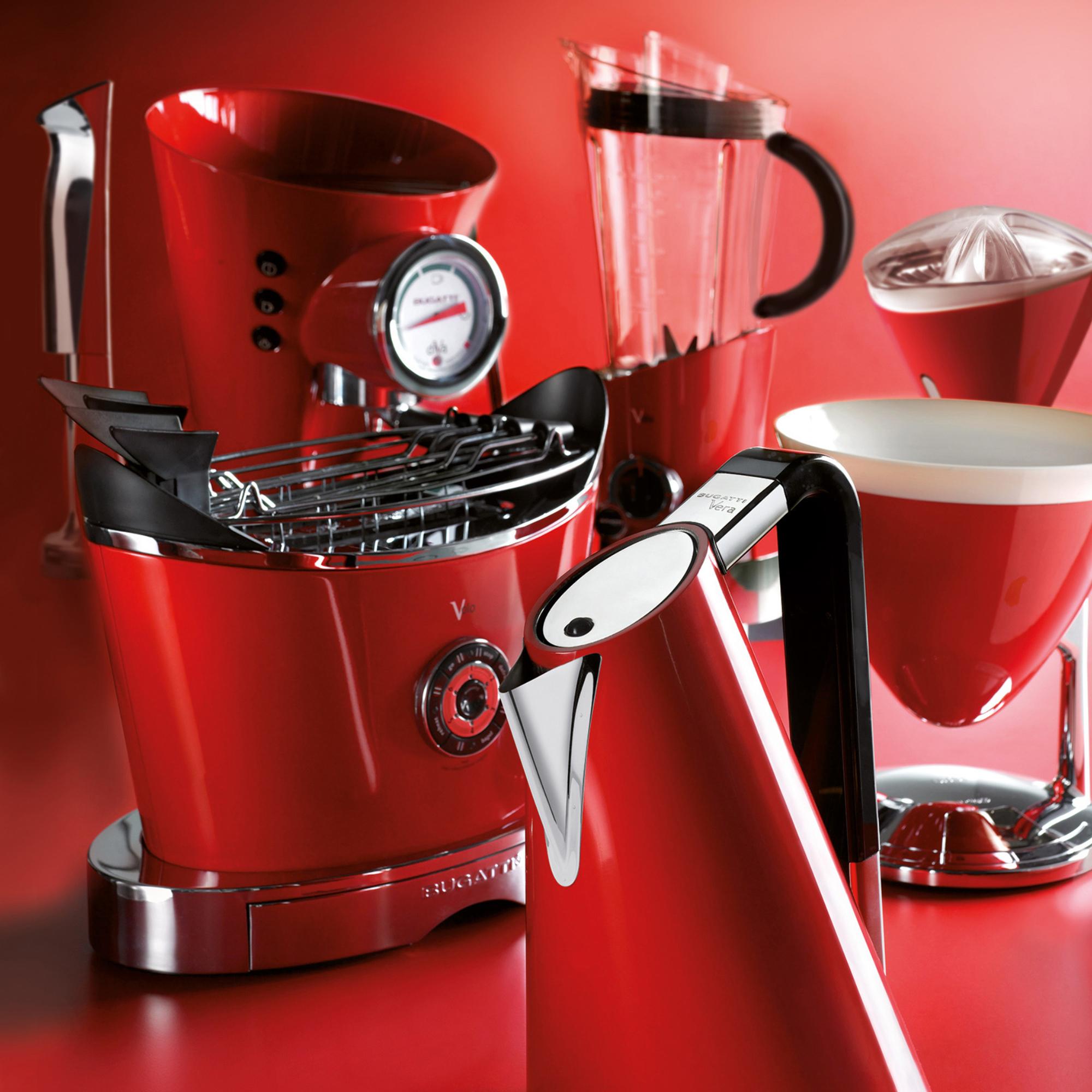 Bugatti Diva Evolution Espresso Coffee Machine Red Image 2
