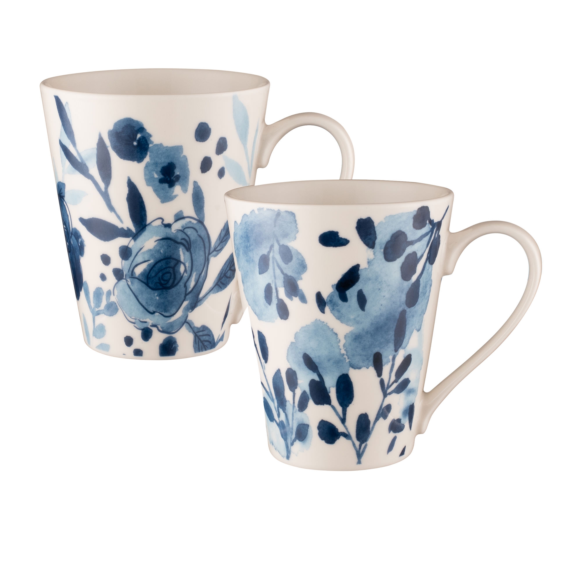 Bundanoon Mug Company 400ml Set of 4 Sapphire Blooms Image 2