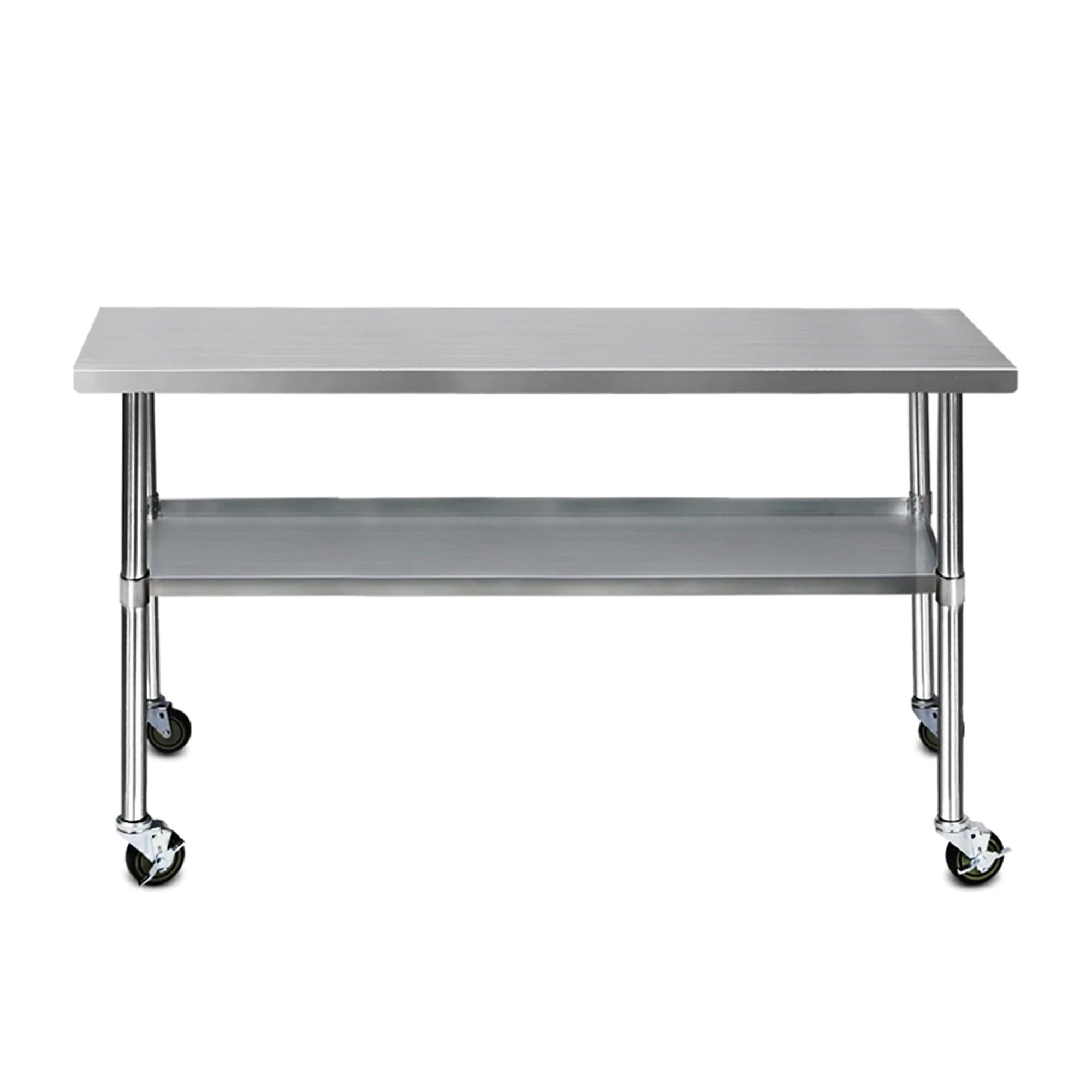 Cefito 304 Stainless Steel Kitchen Bench with Wheels 182.9x61cm Image 2