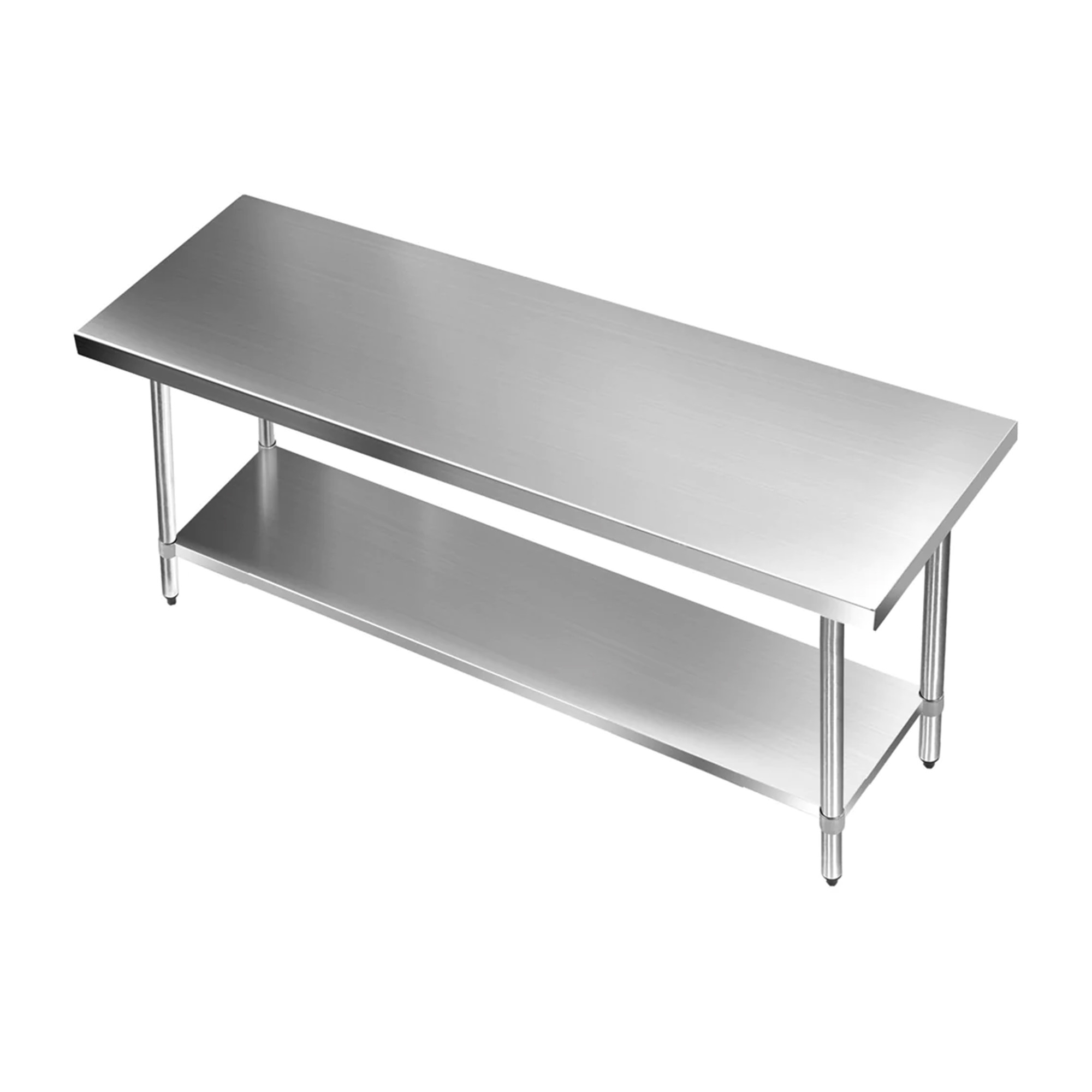 Cefito 430 Stainless Steel Kitchen Bench 182.9x76.2cm Image 2