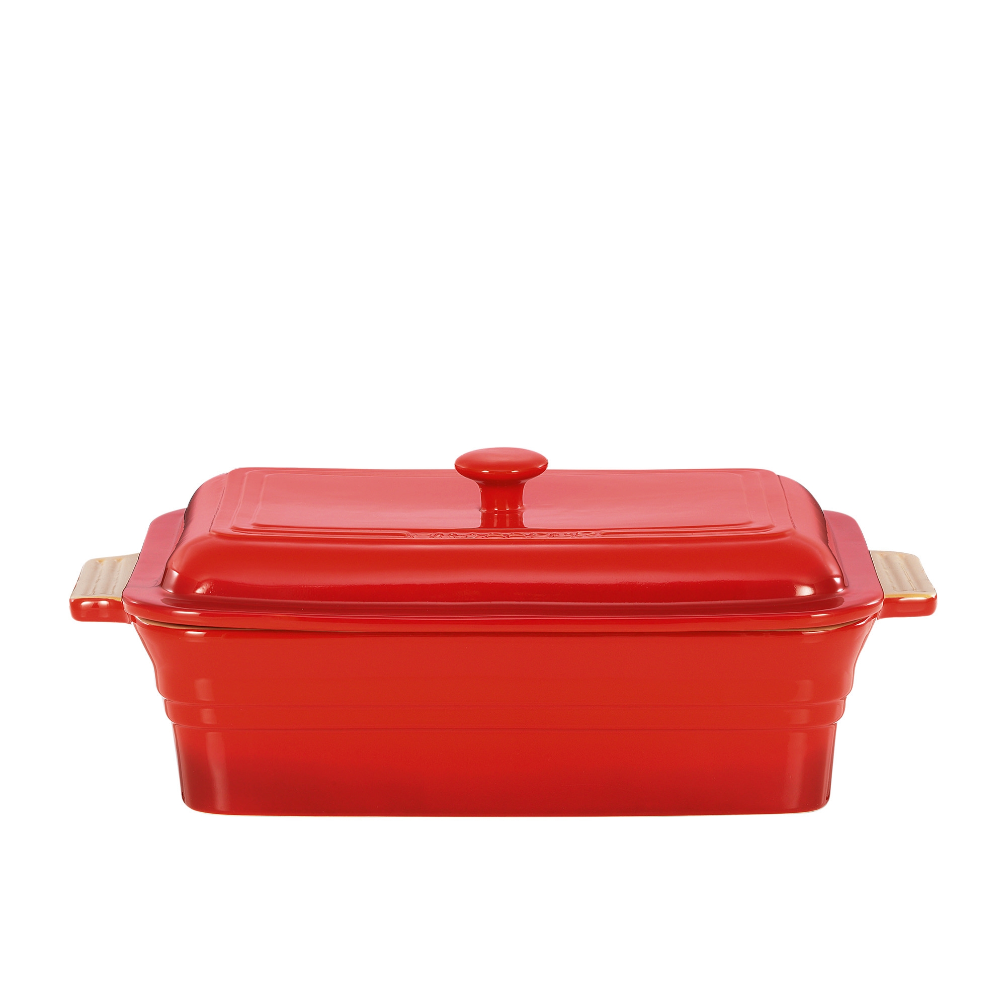 Chasseur La Cuisson Rectangular Dish with Lid 40x23cm Inferno Red Image 1
