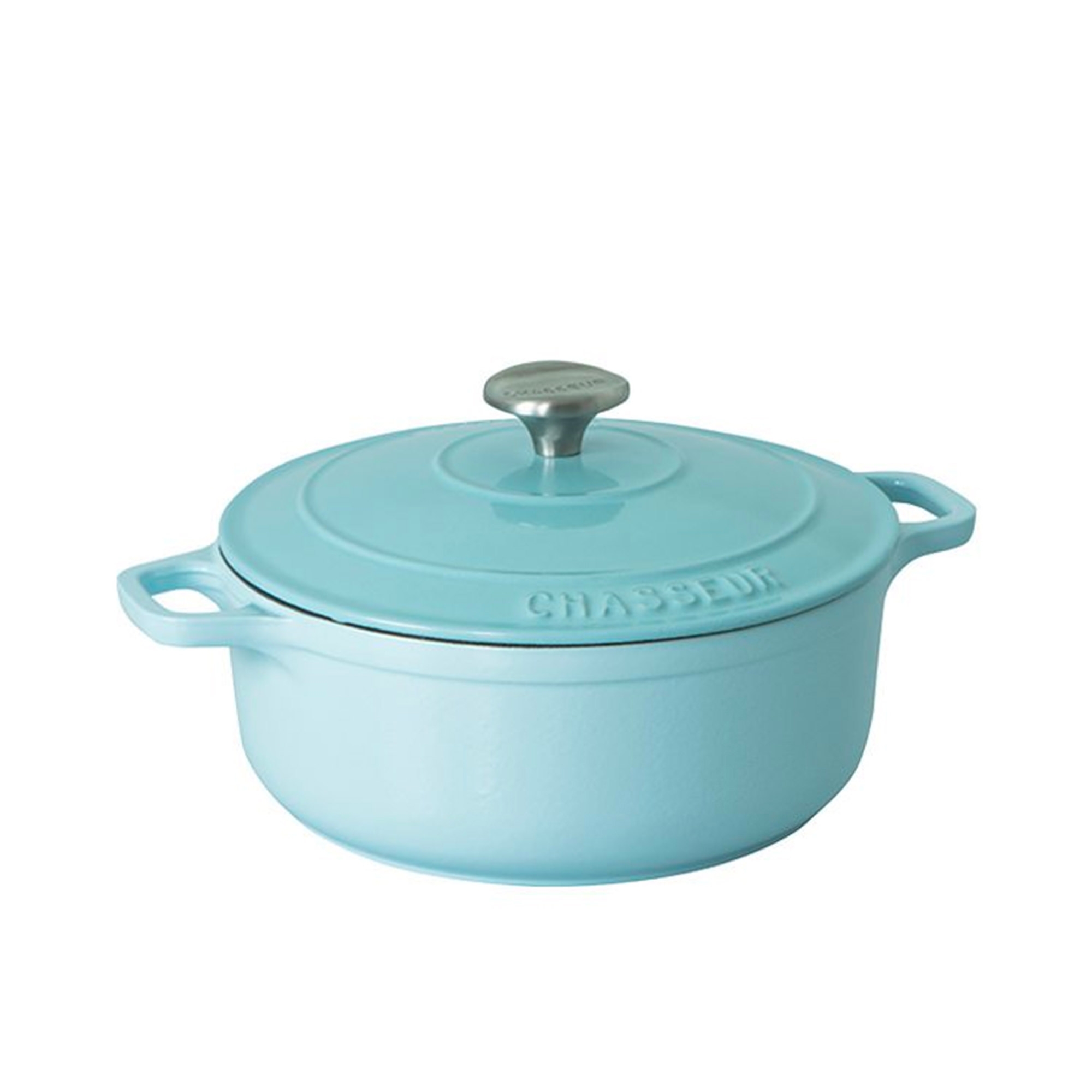 Chasseur Round French Oven 24cm - 4L Duck Egg Blue Image 1
