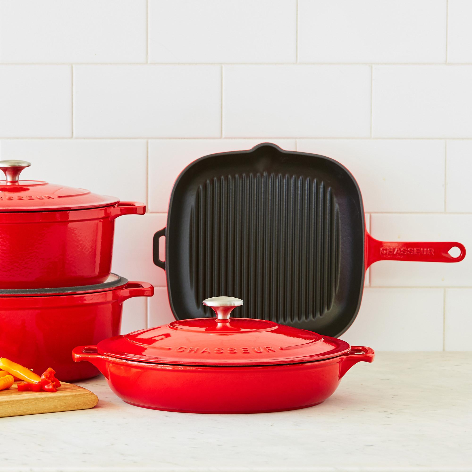 Chasseur Square Grill 25cm Chilli Red Image 5