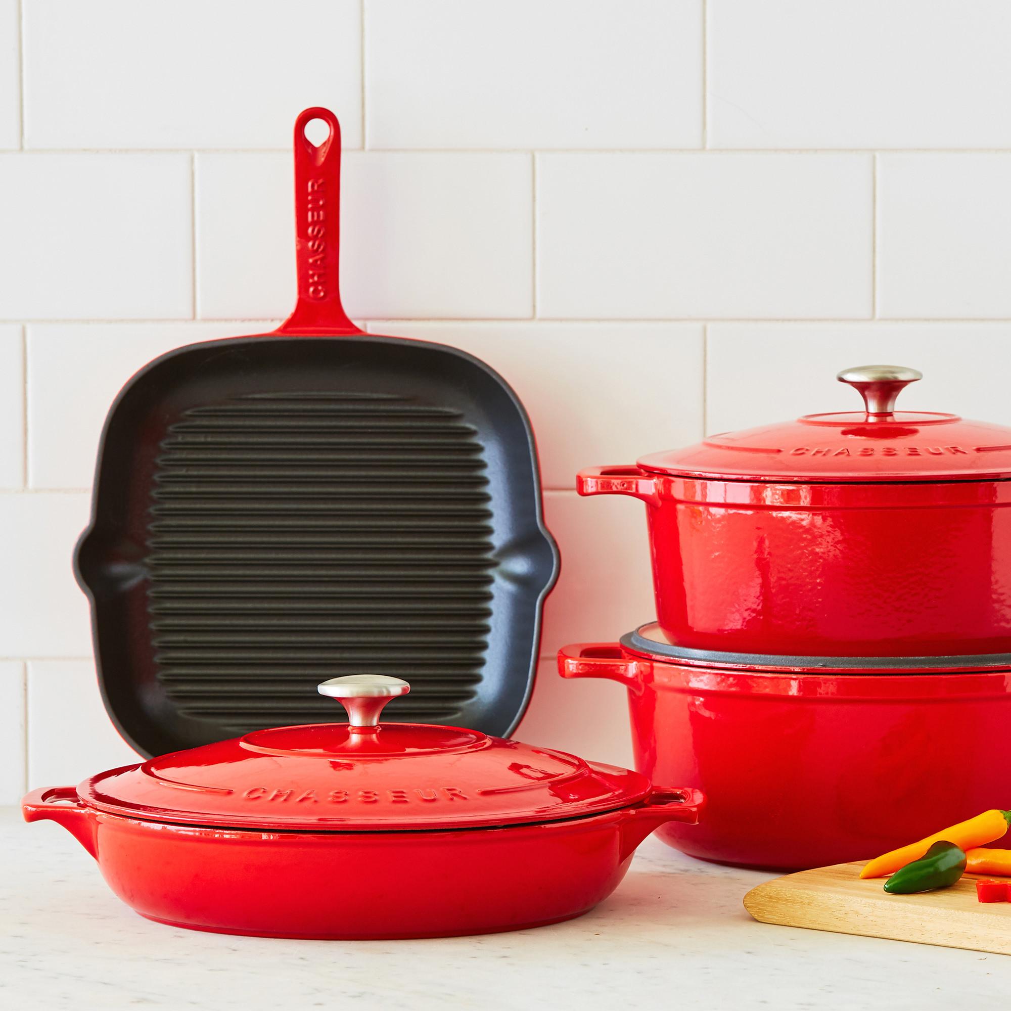 Chasseur Square Grill 25cm Chilli Red Image 6