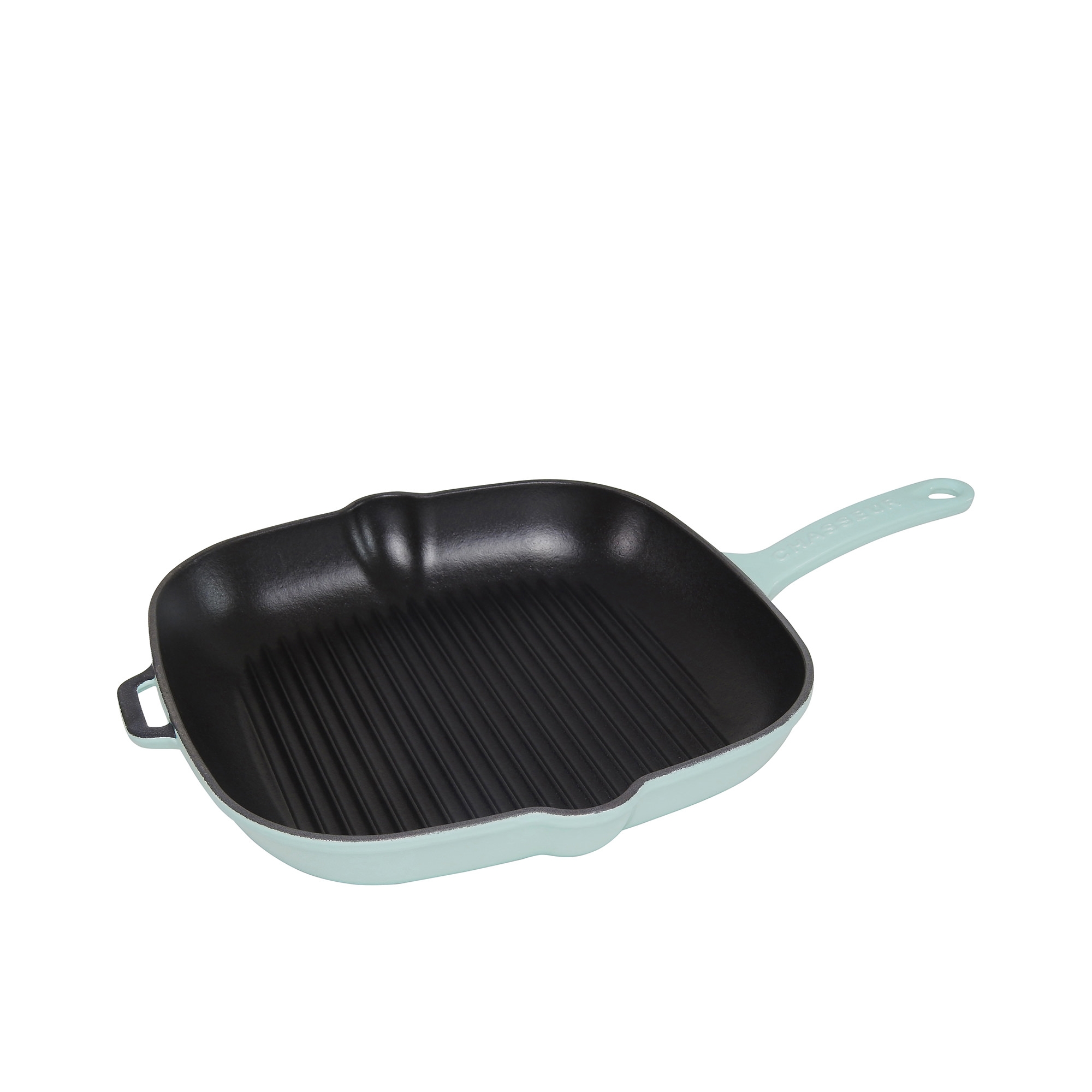 Chasseur Square Grill Pan 25cm Duck Egg Blue Image 1