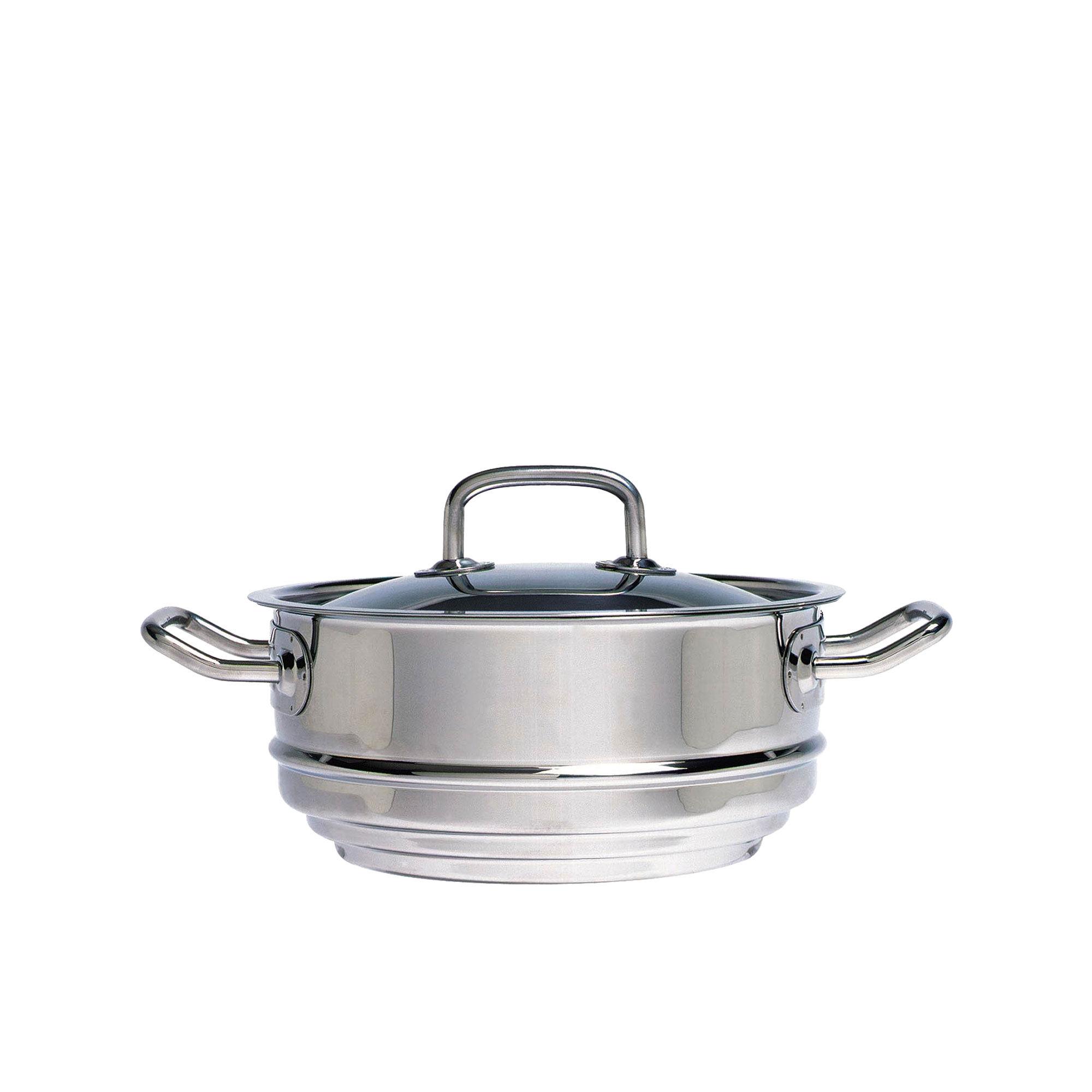 Chef Inox Professional Multi Fit Steamer with Lid 20cm Image 1