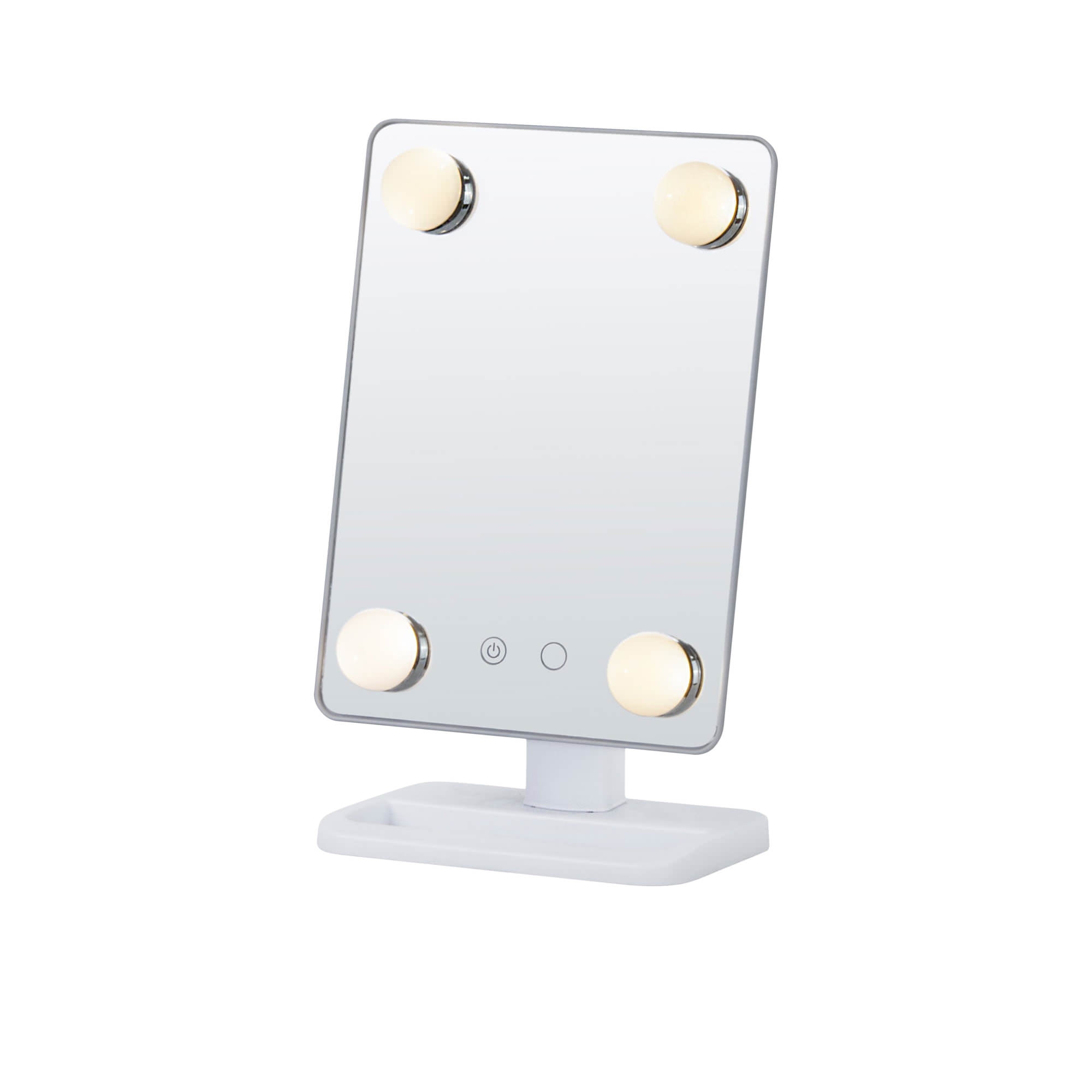 Clevinger Bel Air Rectangular Vanity Mirror with Led Lights White Image 1