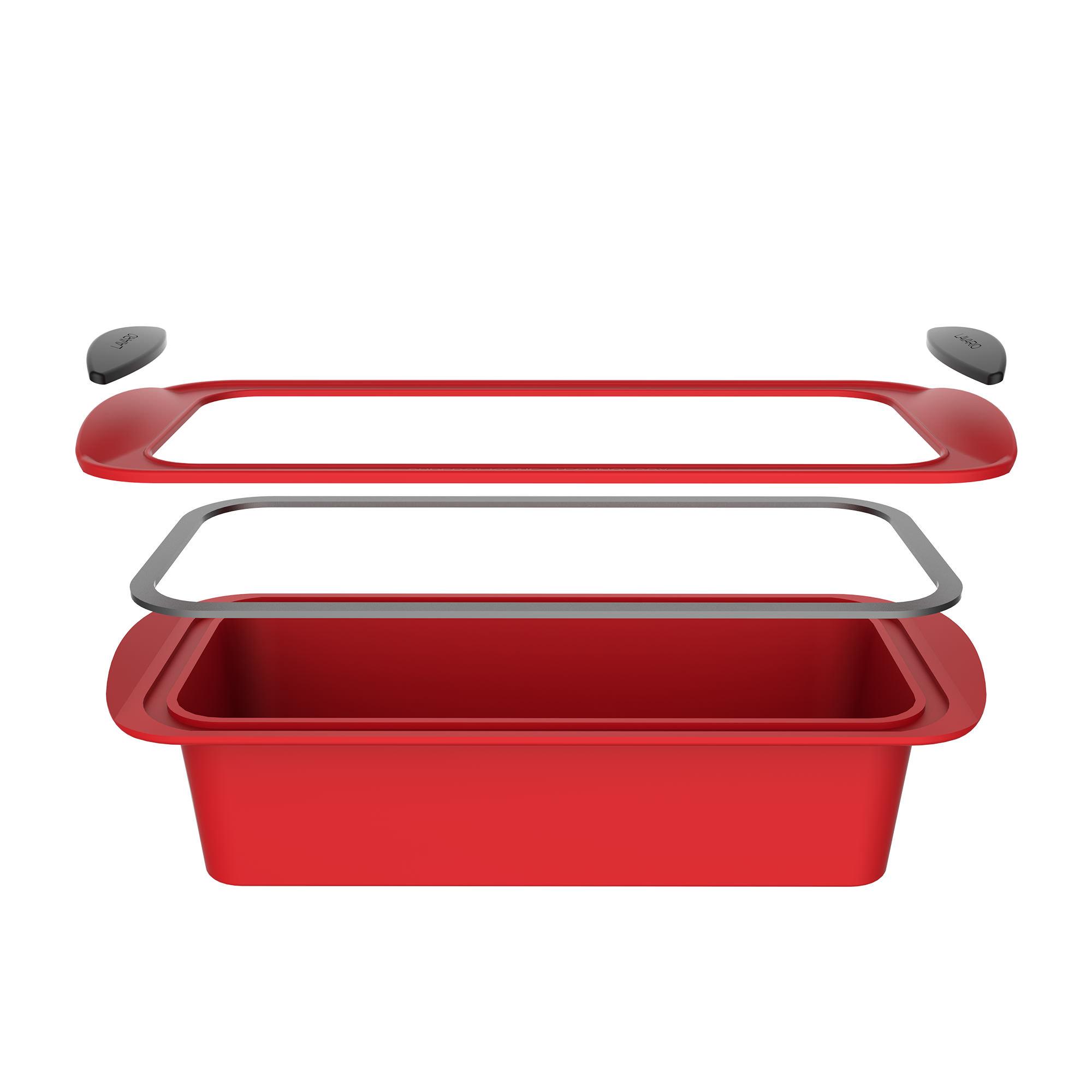 Daily Bake Silicone Loaf Pan 24x10cm Red Image 3