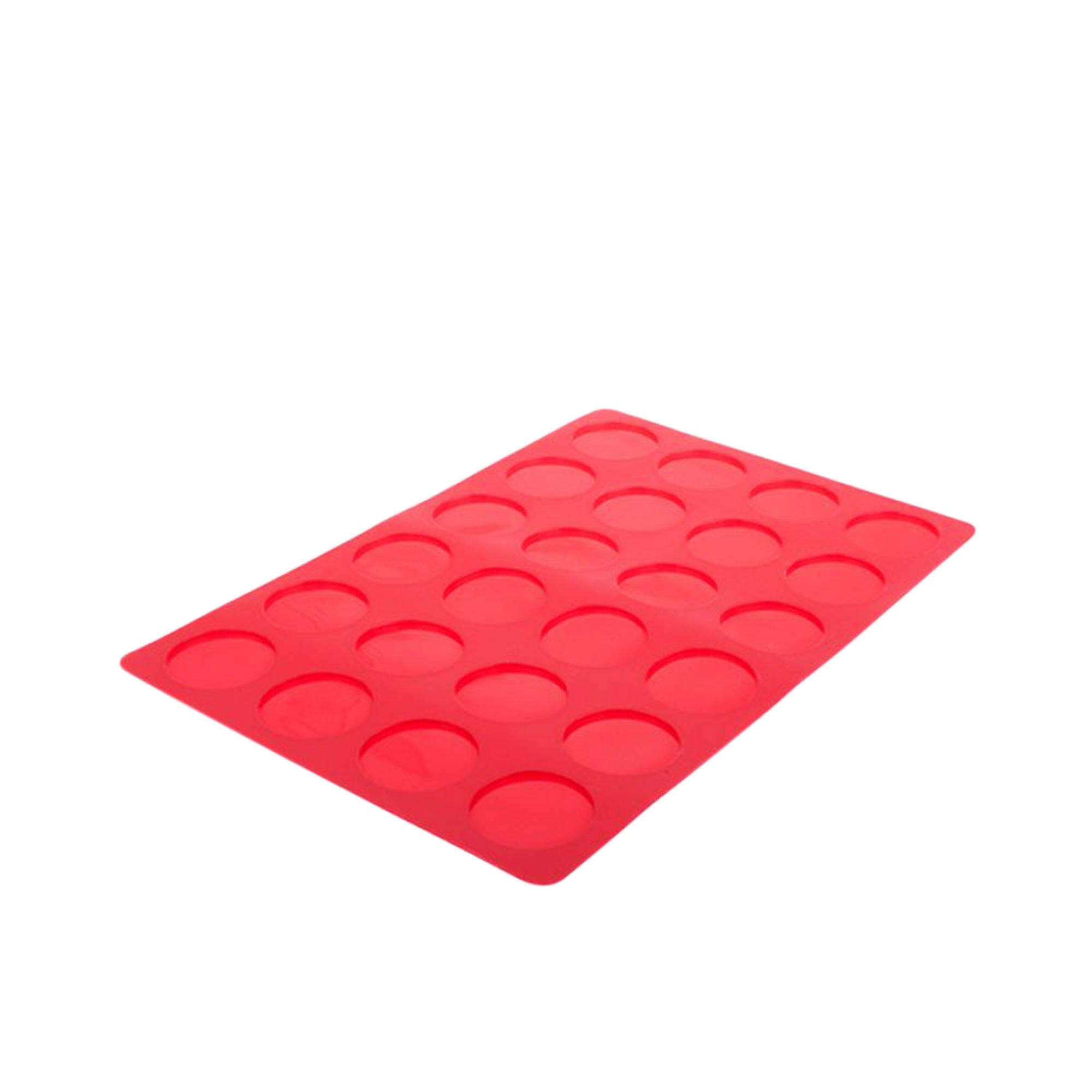 Daily Bake Silicone Macaron Sheet 24 Cup Red Image 2