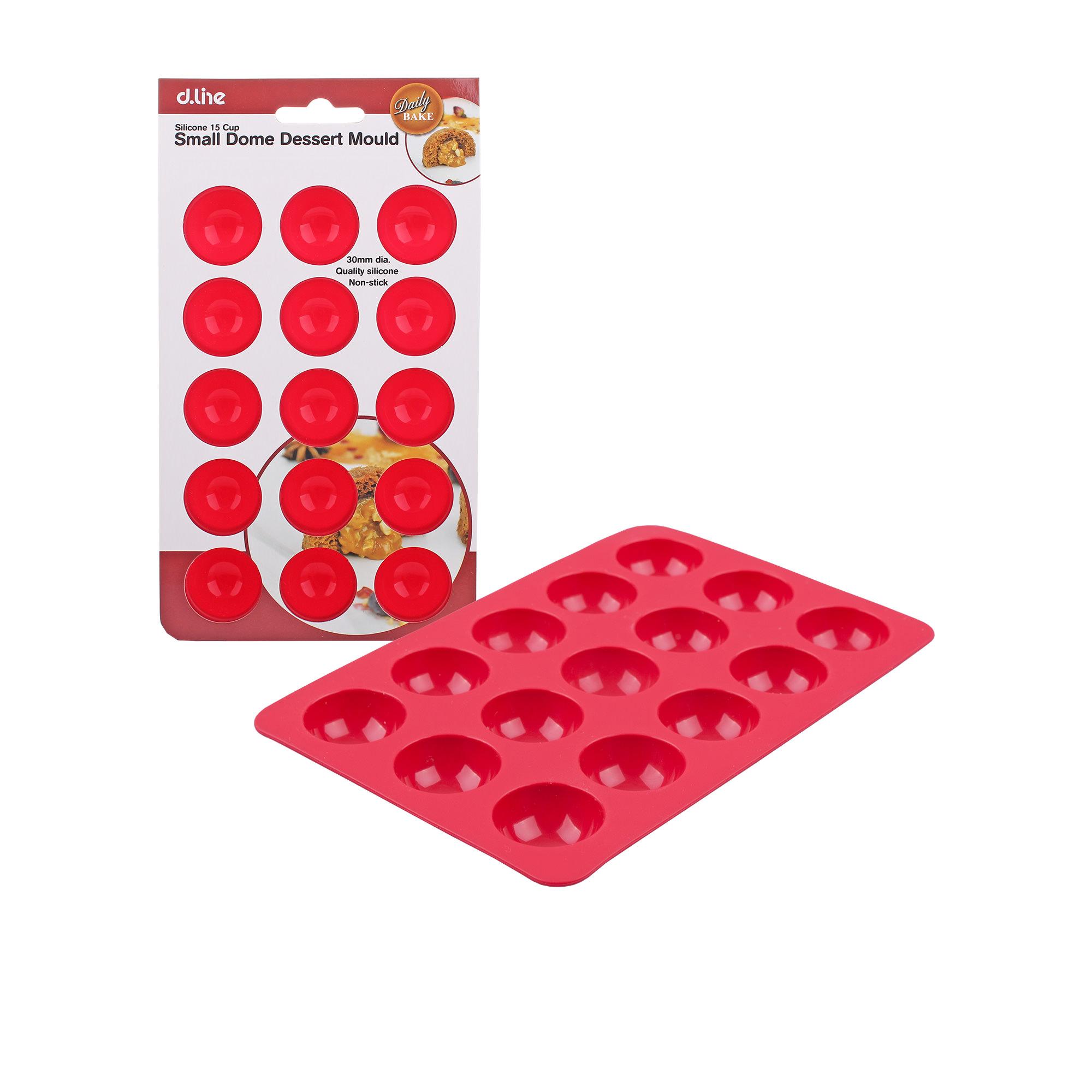 Daily Bake Small Dome Dessert Mould 15 Cup Red Image 3