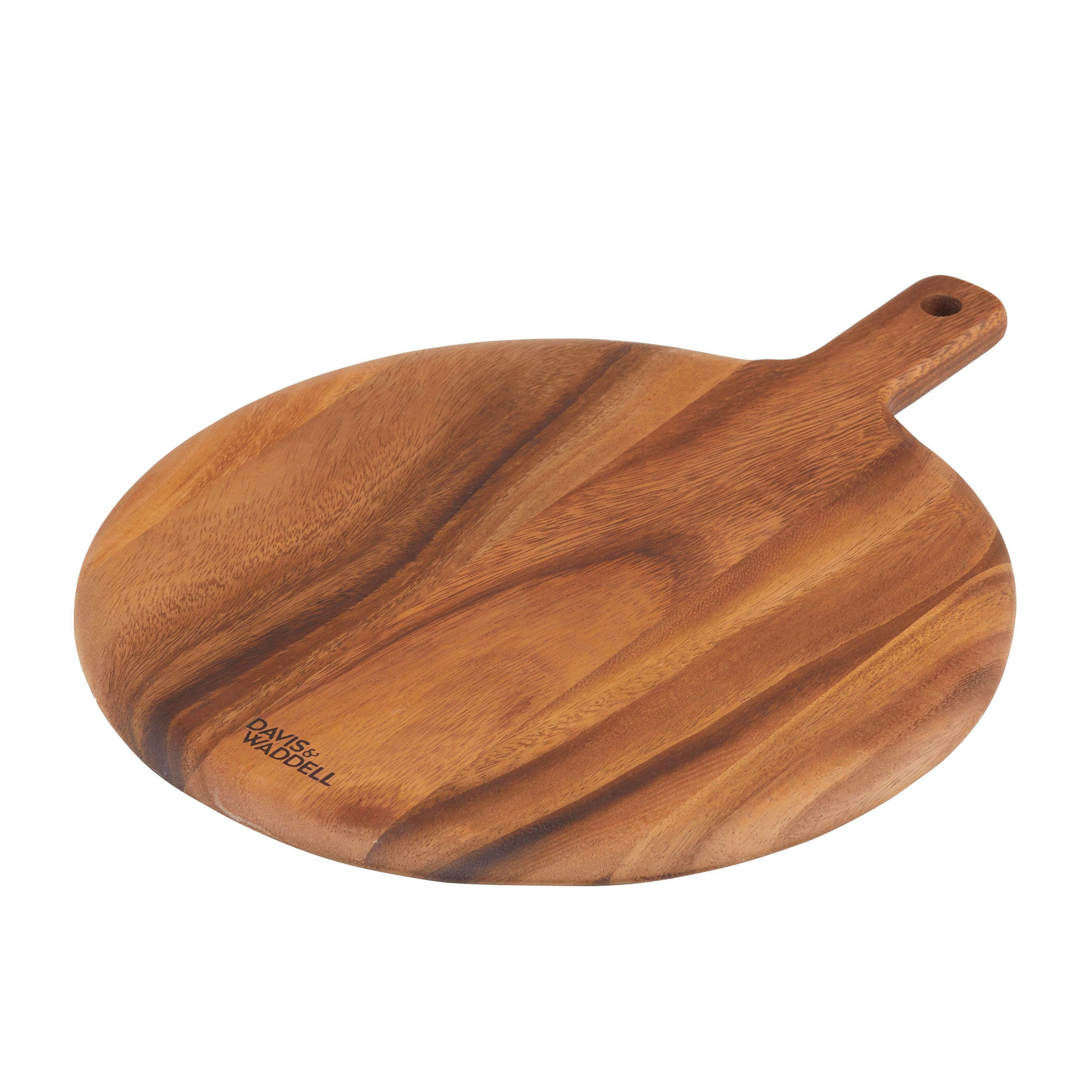Davis & Waddell Arden Round Acacia Wood Paddle Board 38cm Image 1
