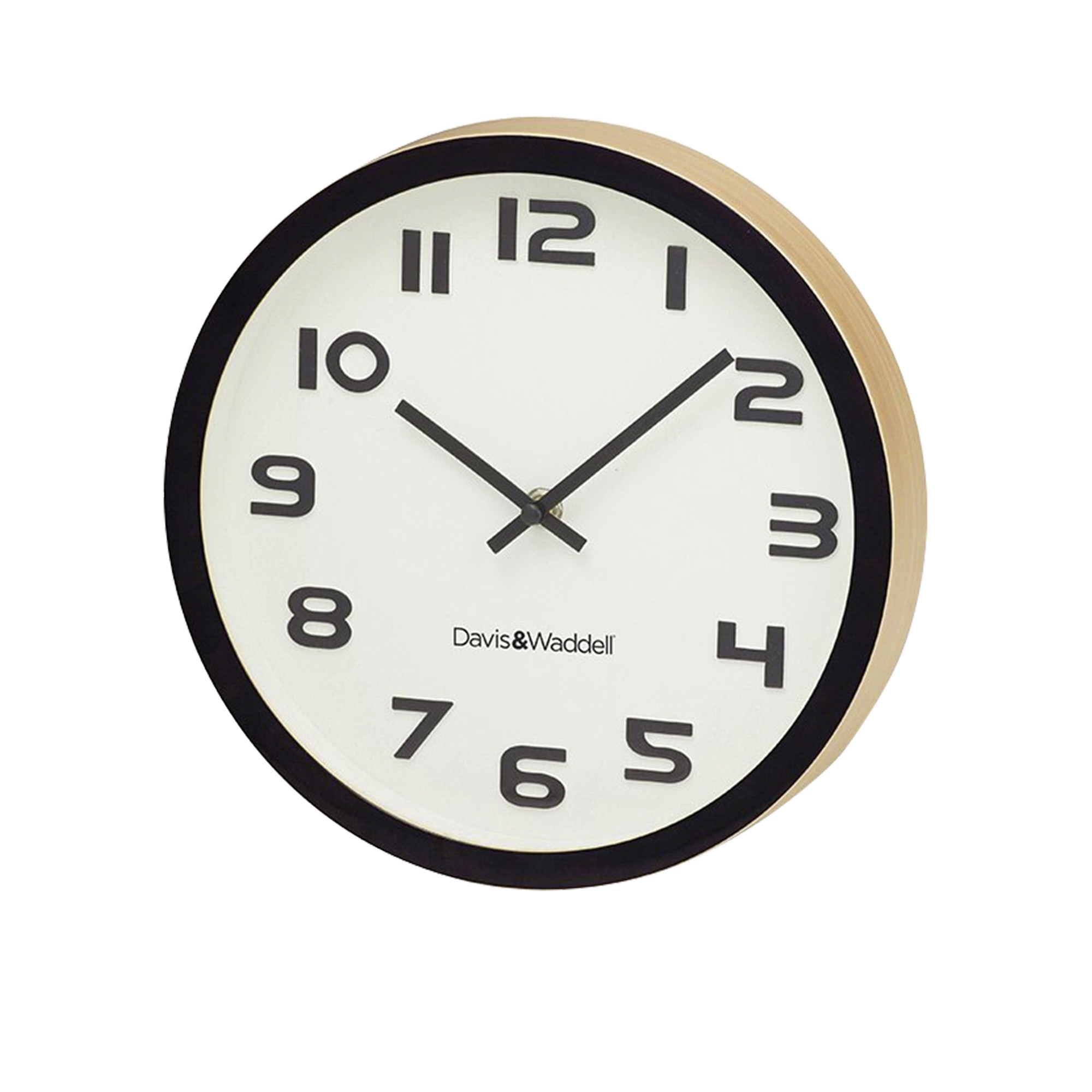 Davis & Waddell Essentials Logan Wall Clock 25.5cm Image 1