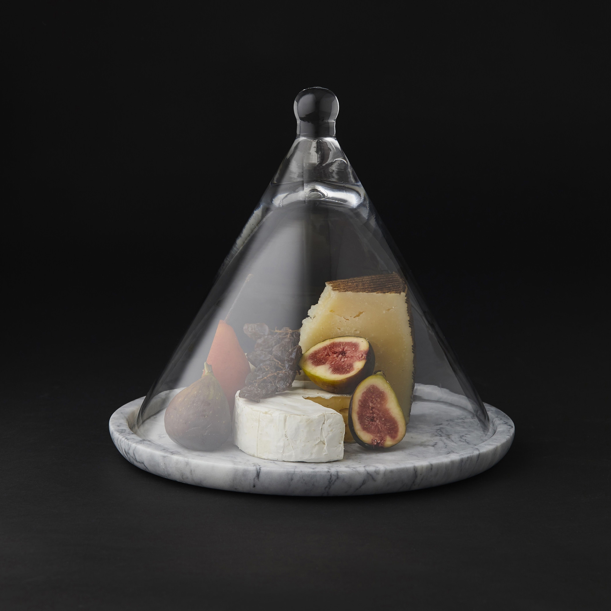 Davis & Waddell Fine Foods Nuvolo Conical Marble Dome 25cm Image 2