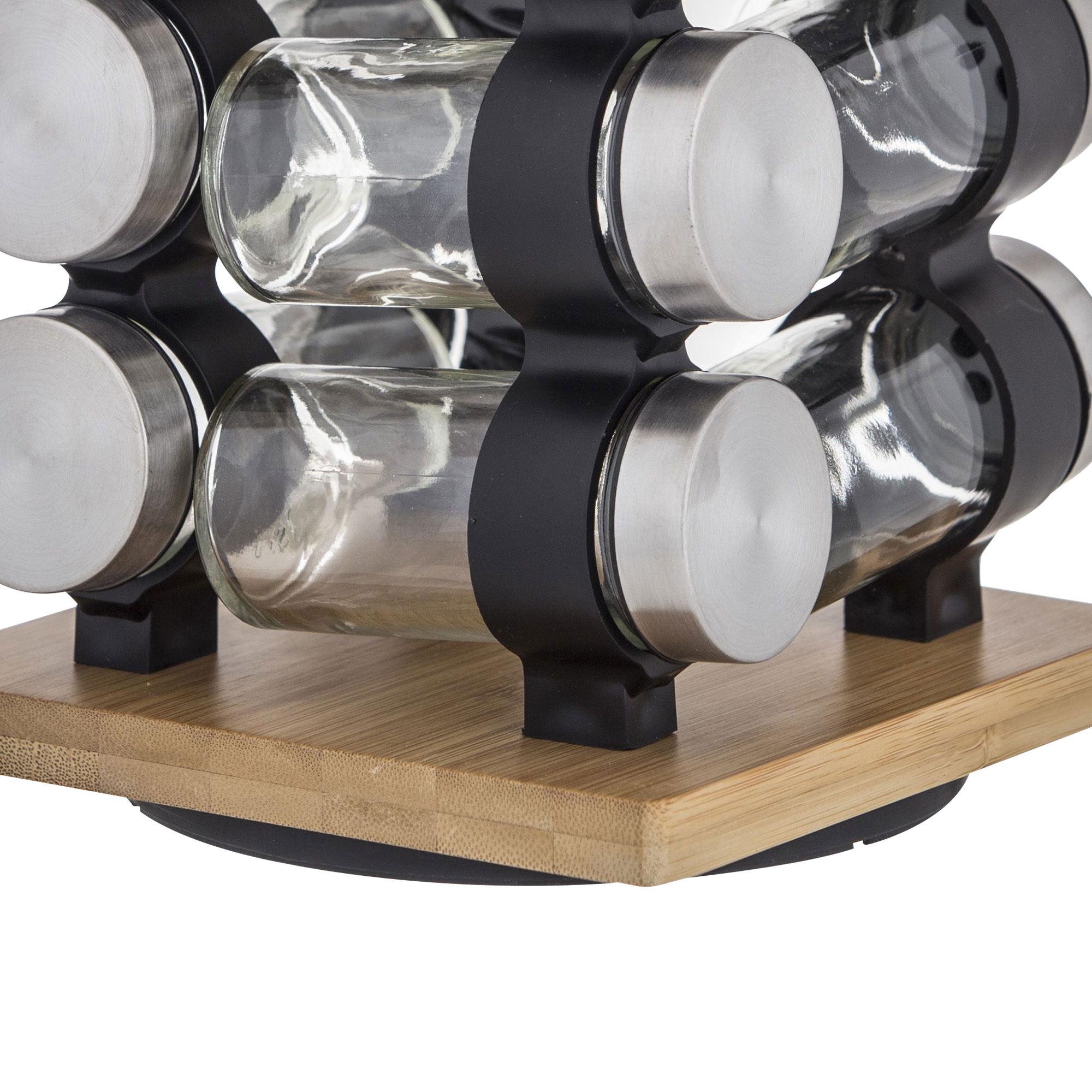 Davis & Waddell Romano Spice Rack Jar Set of 16 Image 3