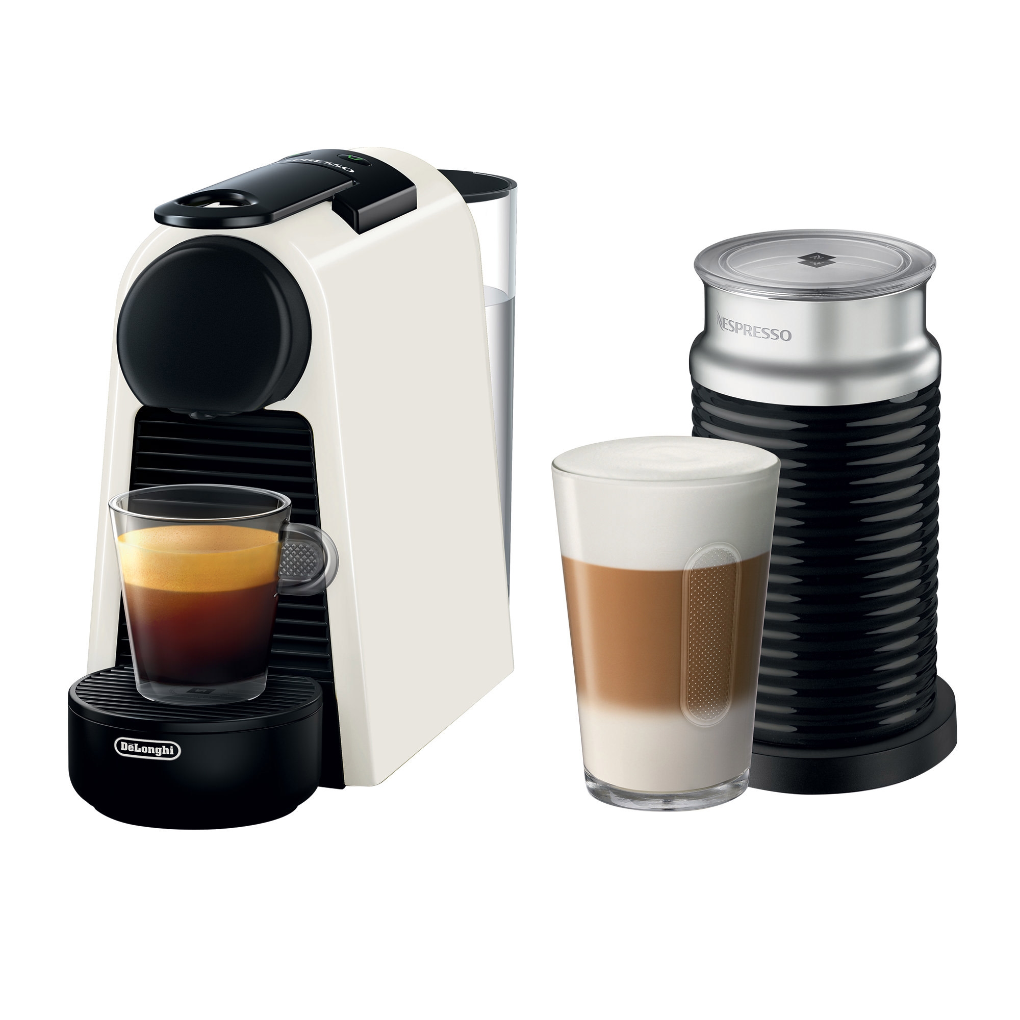 DeLonghi Nespresso Essenza EN85WAE Mini Coffee Machine White Image 1