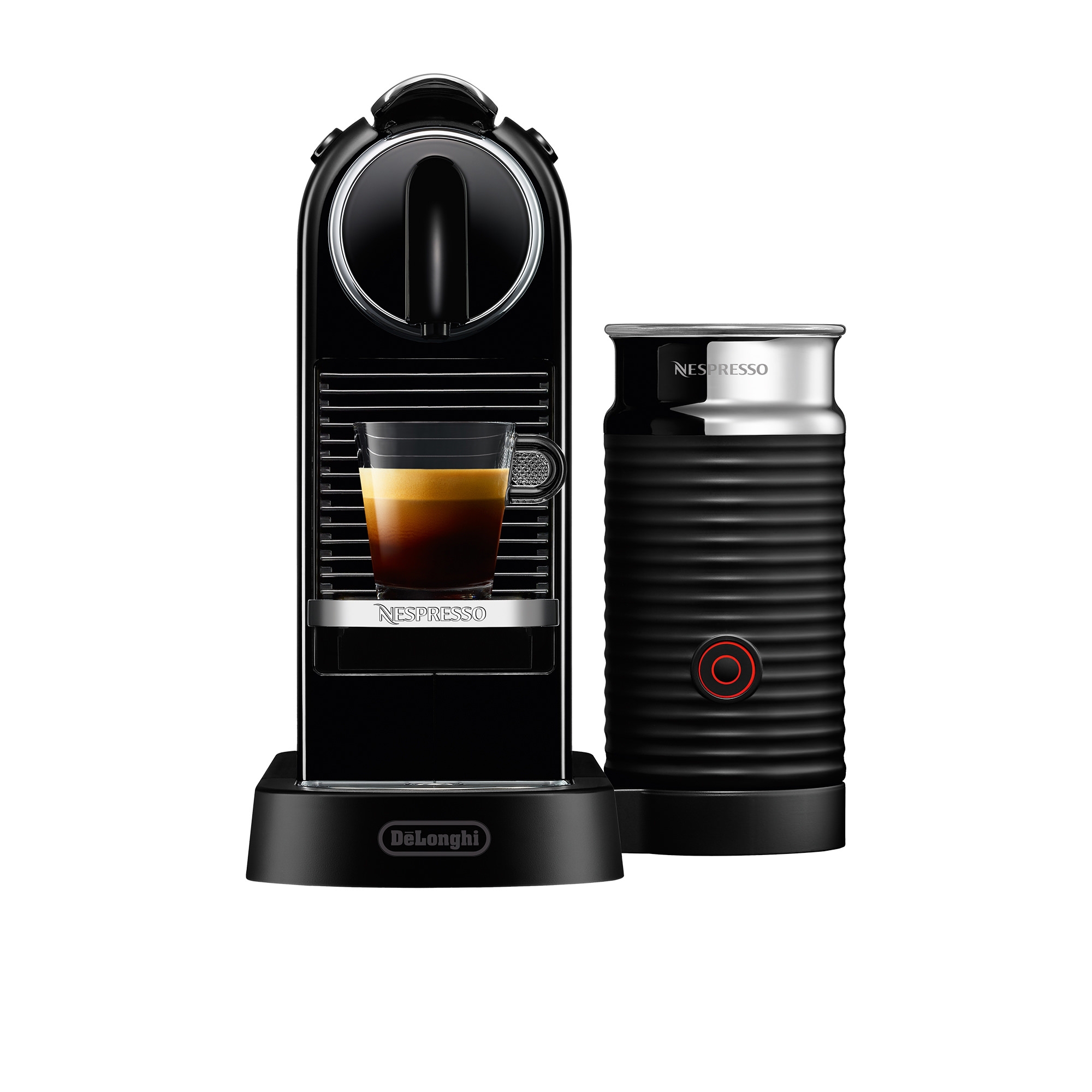 DeLonghi Nespresso Citiz EN267BAE Coffee Machine with Milk Frother Black Image 1