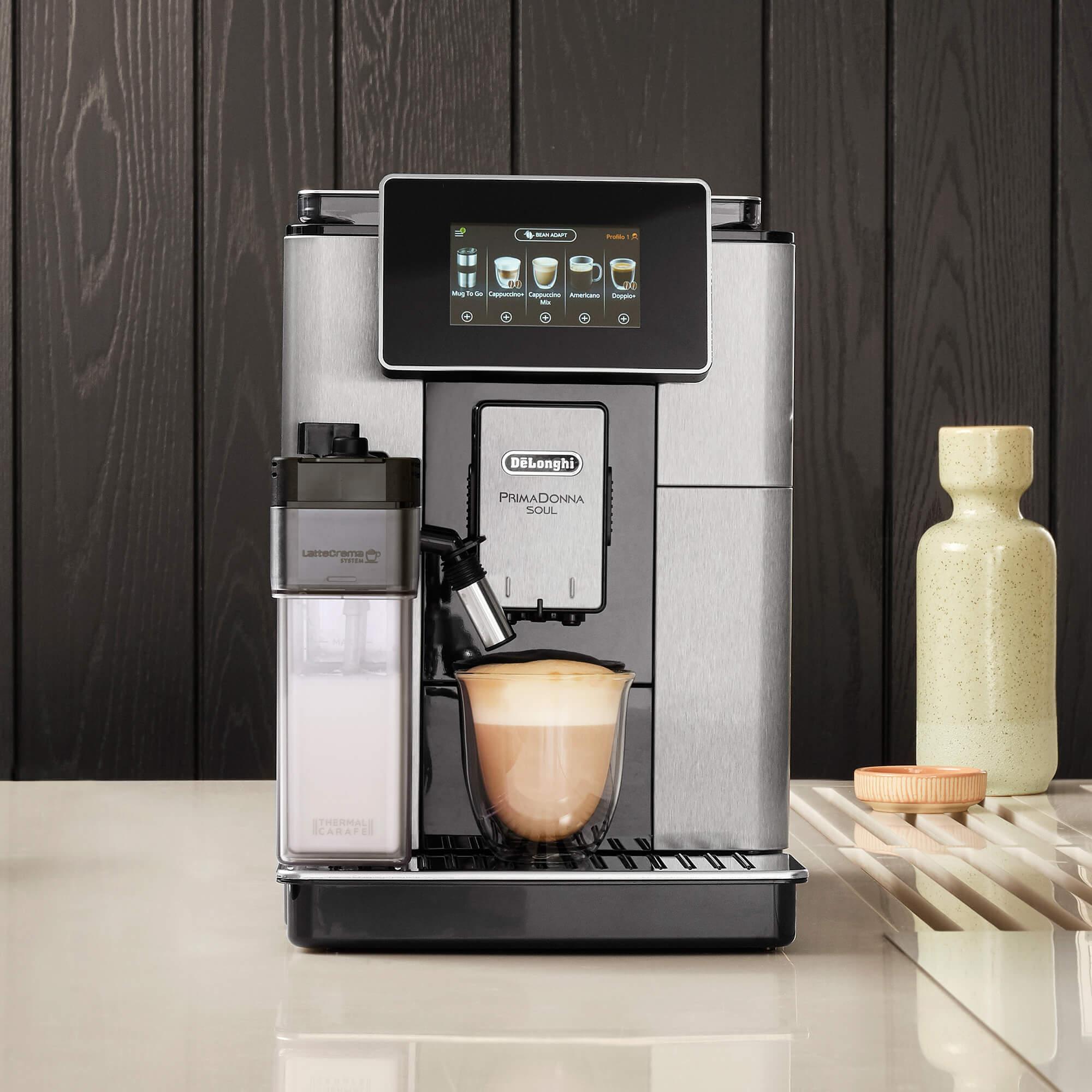 DeLonghi PrimaDonna Soul ECAM61075MB Fully Automatic Coffee Machine Black Image 5