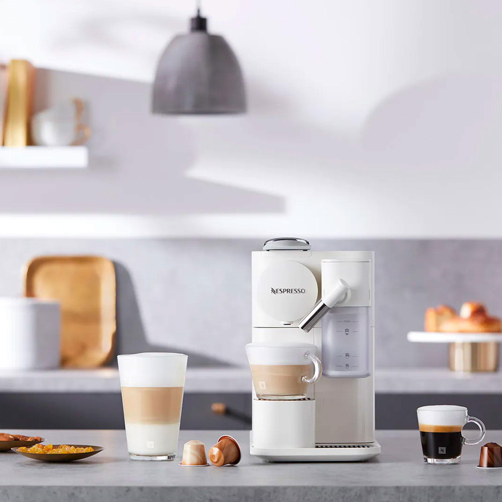 DeLonghi Nespresso Lattissima One EN510W Coffee Machine White Image 6