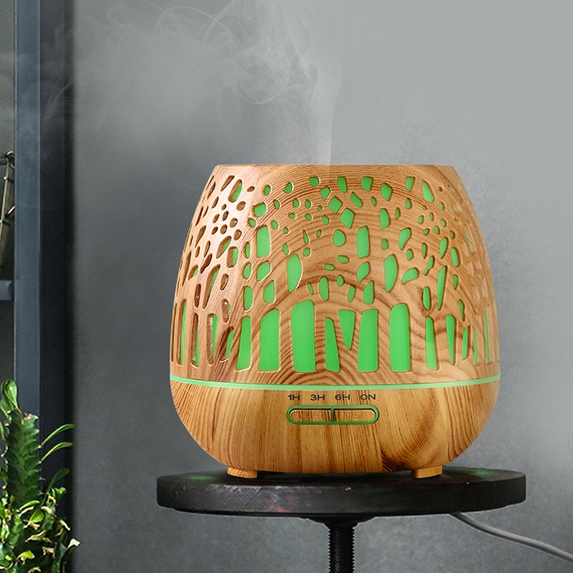 Devanti Aroma Diffuser with Remote 400ml Enchanted Forest Image 3
