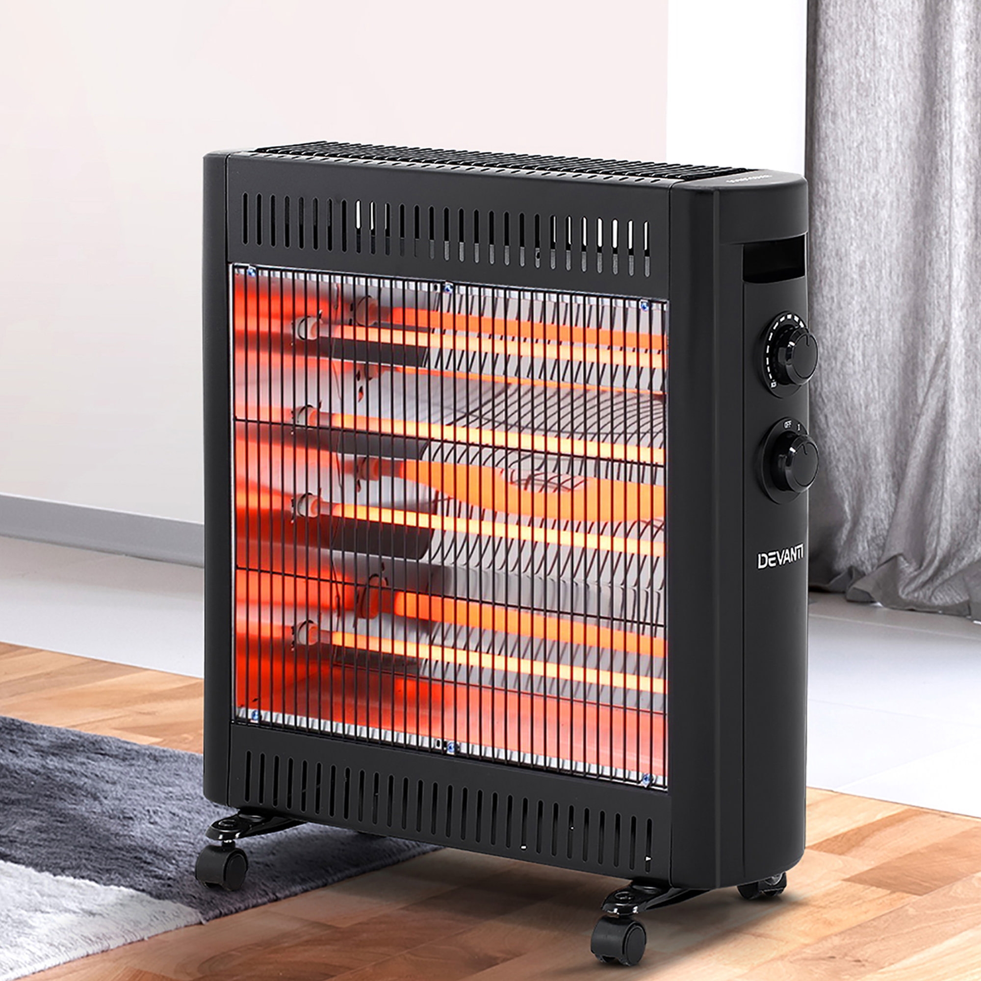 Devanti Infrared Radiant Portable Space Heater 2200W Image 2