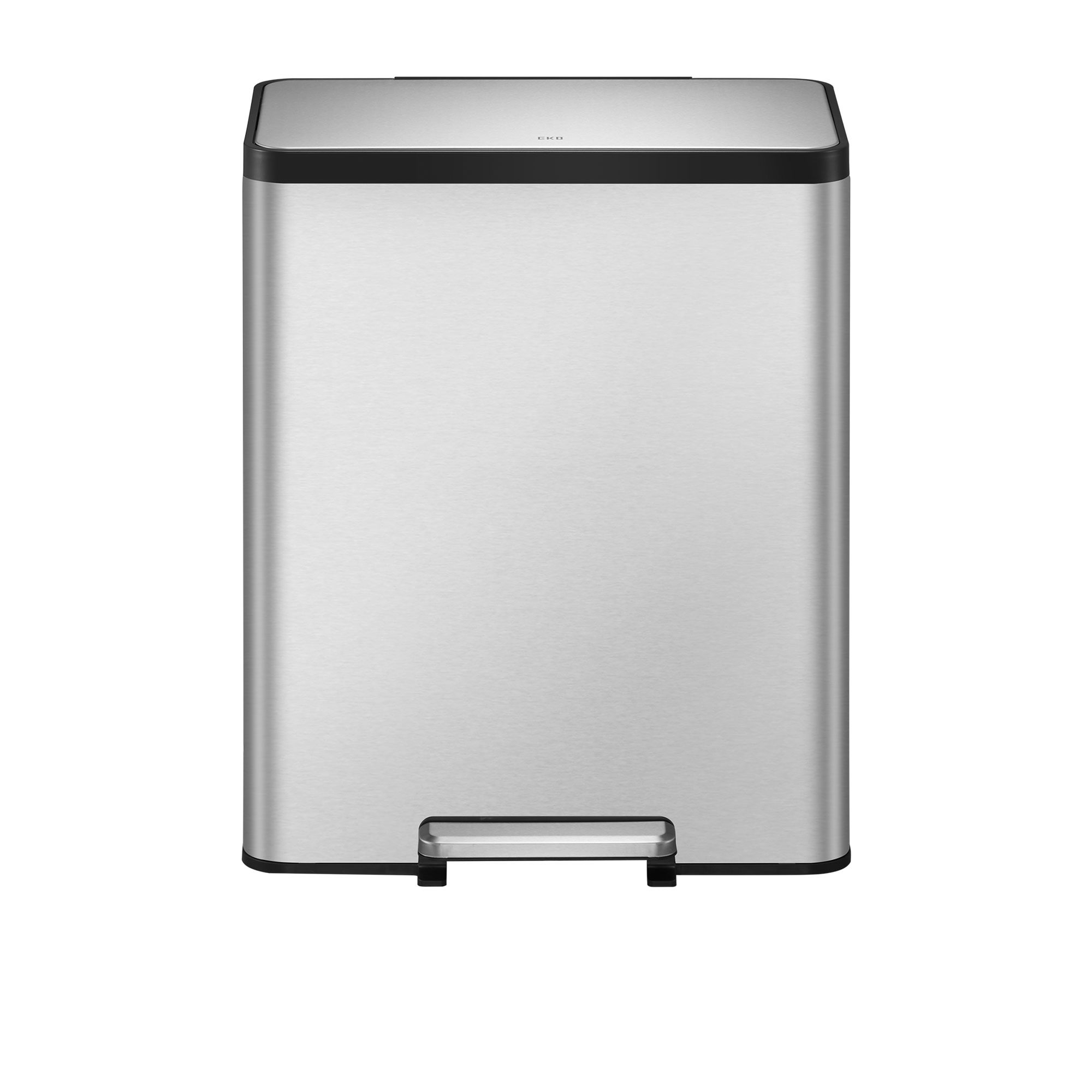 EKO EcoCasa II Step Can 36L+24L Stainless Steel Image 1